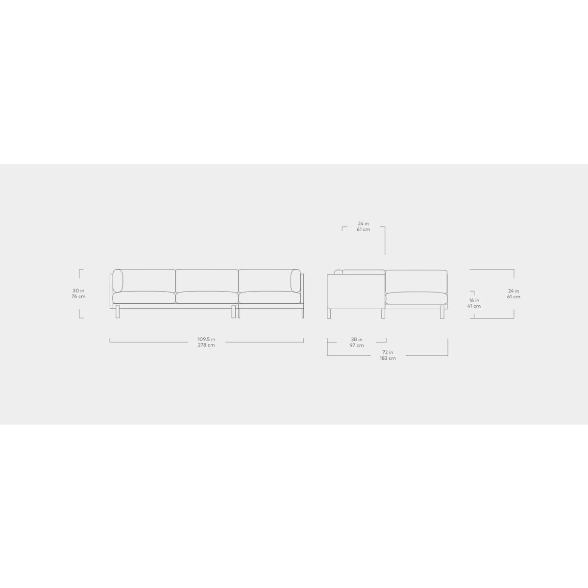 Silverlake Sectional by Gus*