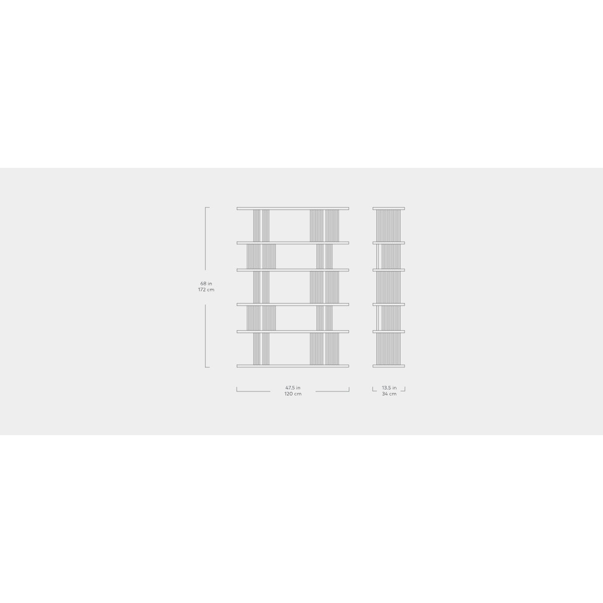 Albion 6-Tier Shelving Unit