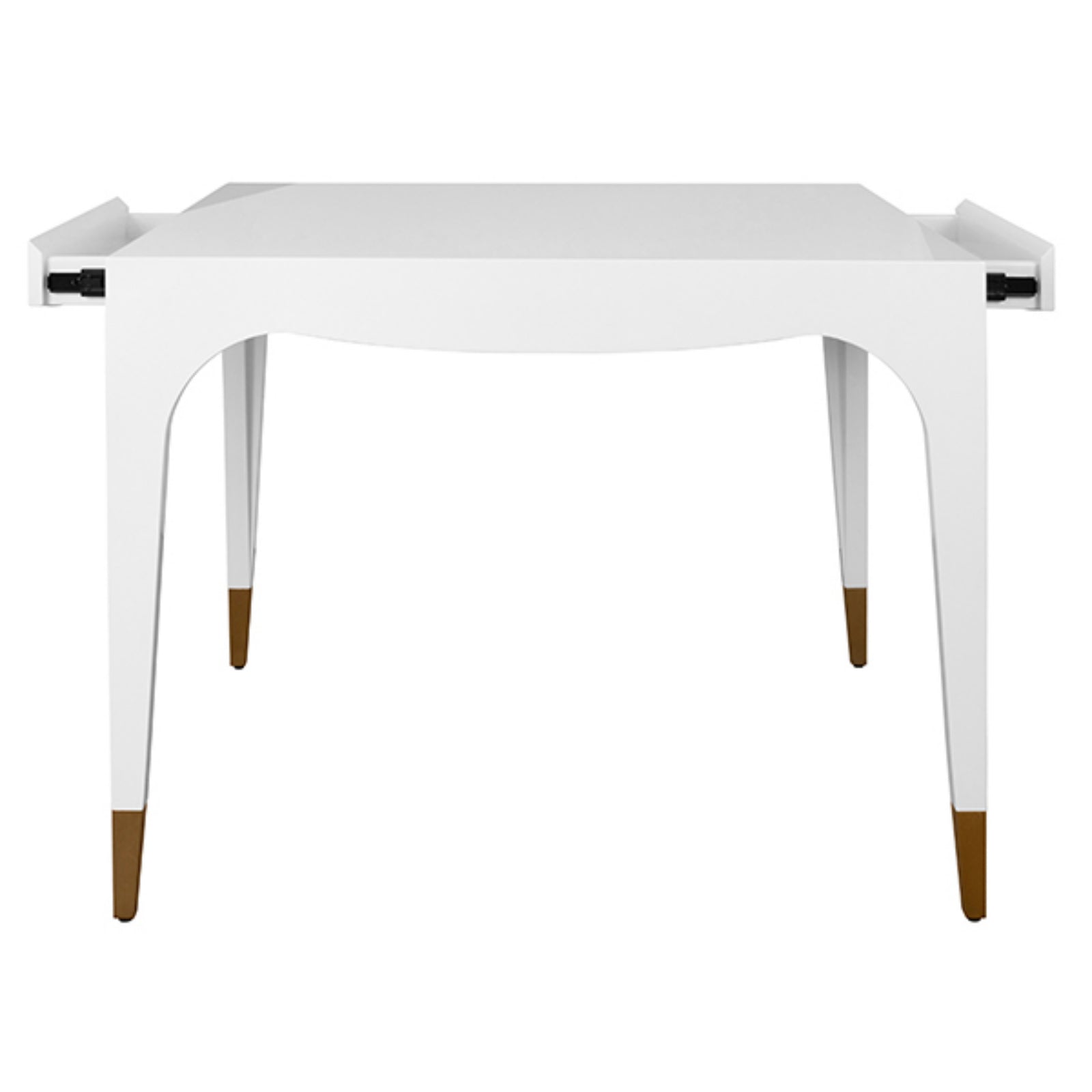 Lacey Square Tapered Leg Two Drawer Game Table