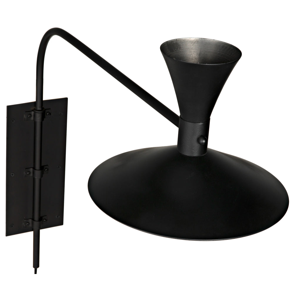 Enzo Sconce Sconces Noir , Black Friday Sale Noir Furniture Sale, Old Bones Co, Mid Century Furniture Sale, Four Hands Furniture, Black Friday Sale Enzo Sconce,Gus Sale, Perigold Enzo Sconce Sconces Black Friday Sale , Perigold Sale Enzo Sconce,Enzo Sconce Lulu and Georgia, Burke Decor Sale Enzo Sconce, www.oldbonesco.com