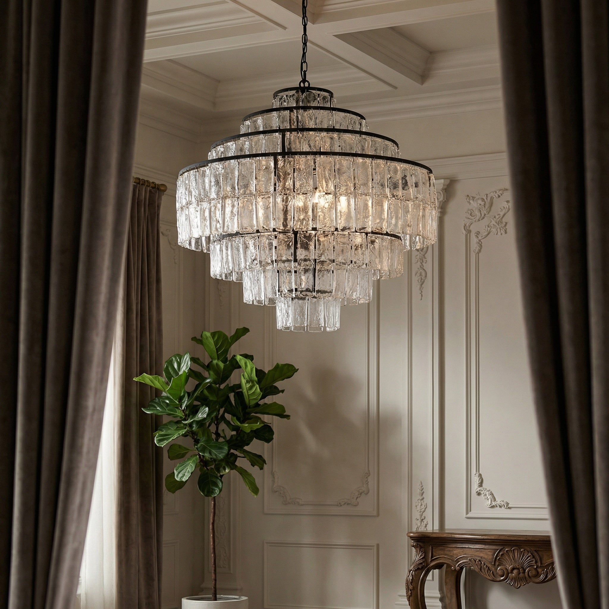 Satellite Chandelier