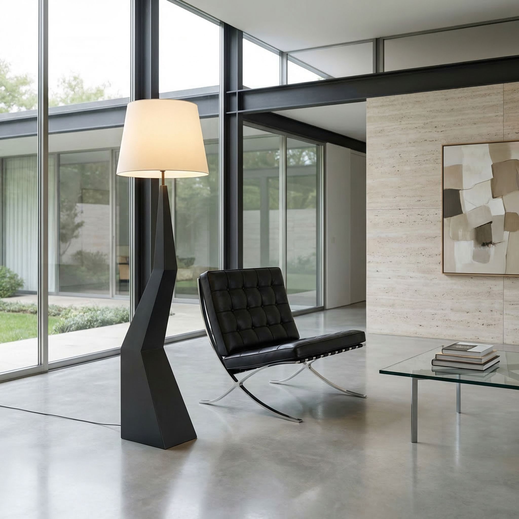 Rhombus Floor Lamp with Shade