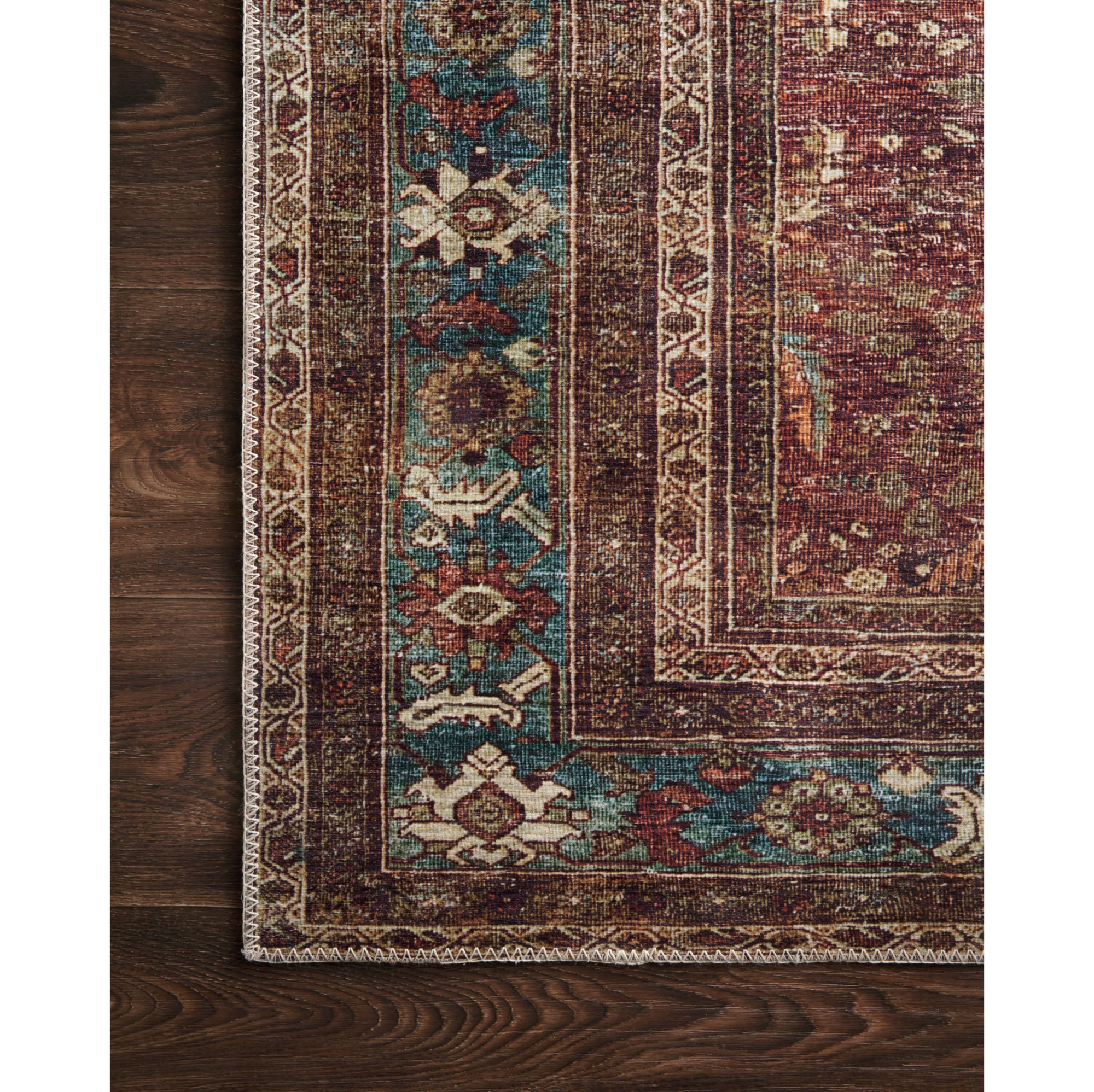 Loloi Layla Brick/Blue Rug
