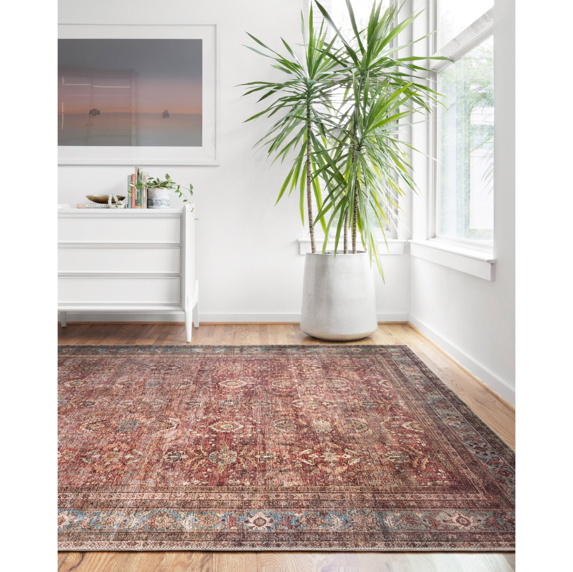 Loloi Layla Brick/Blue Rug