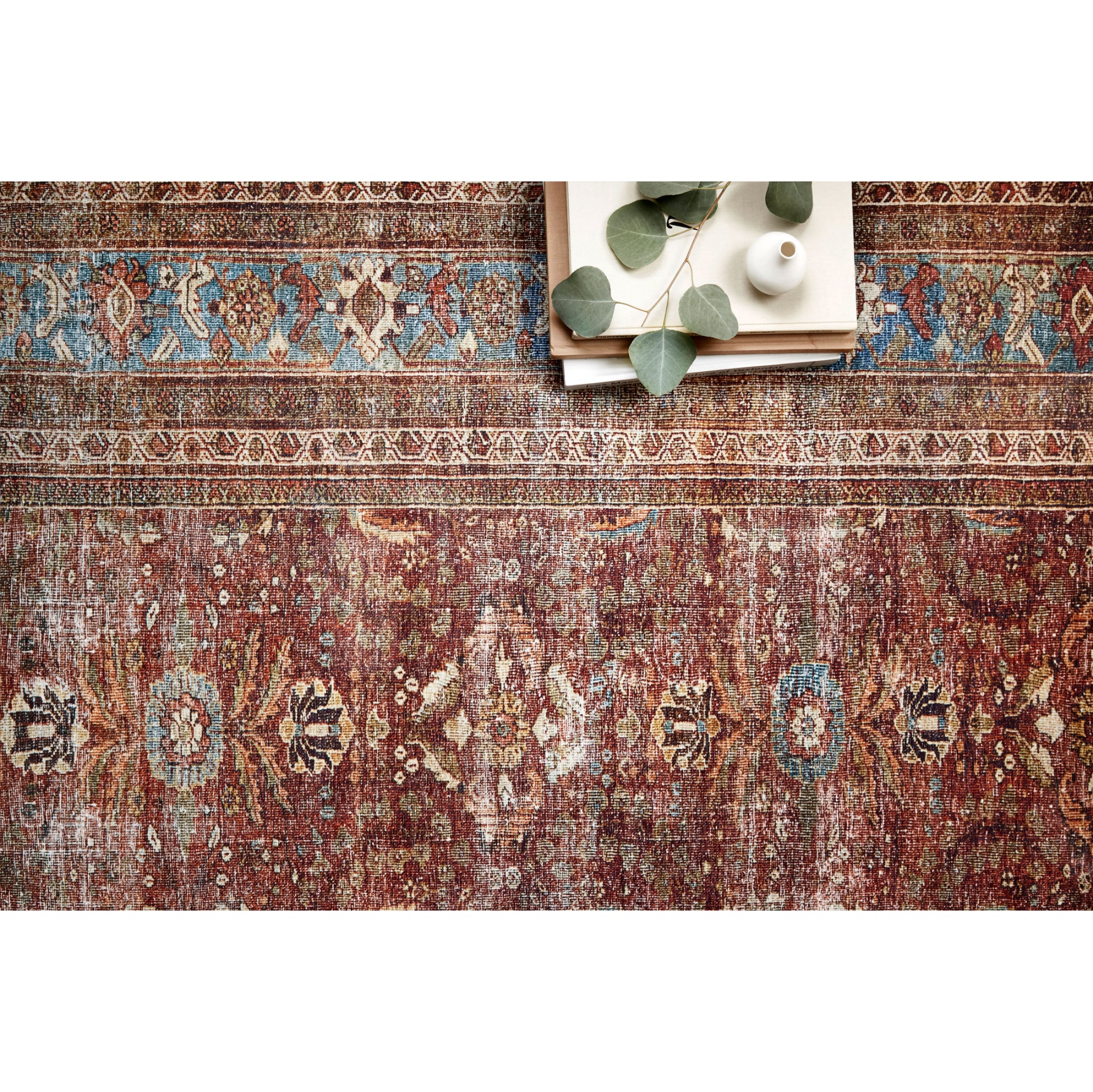 Loloi Layla Brick/Blue Rug