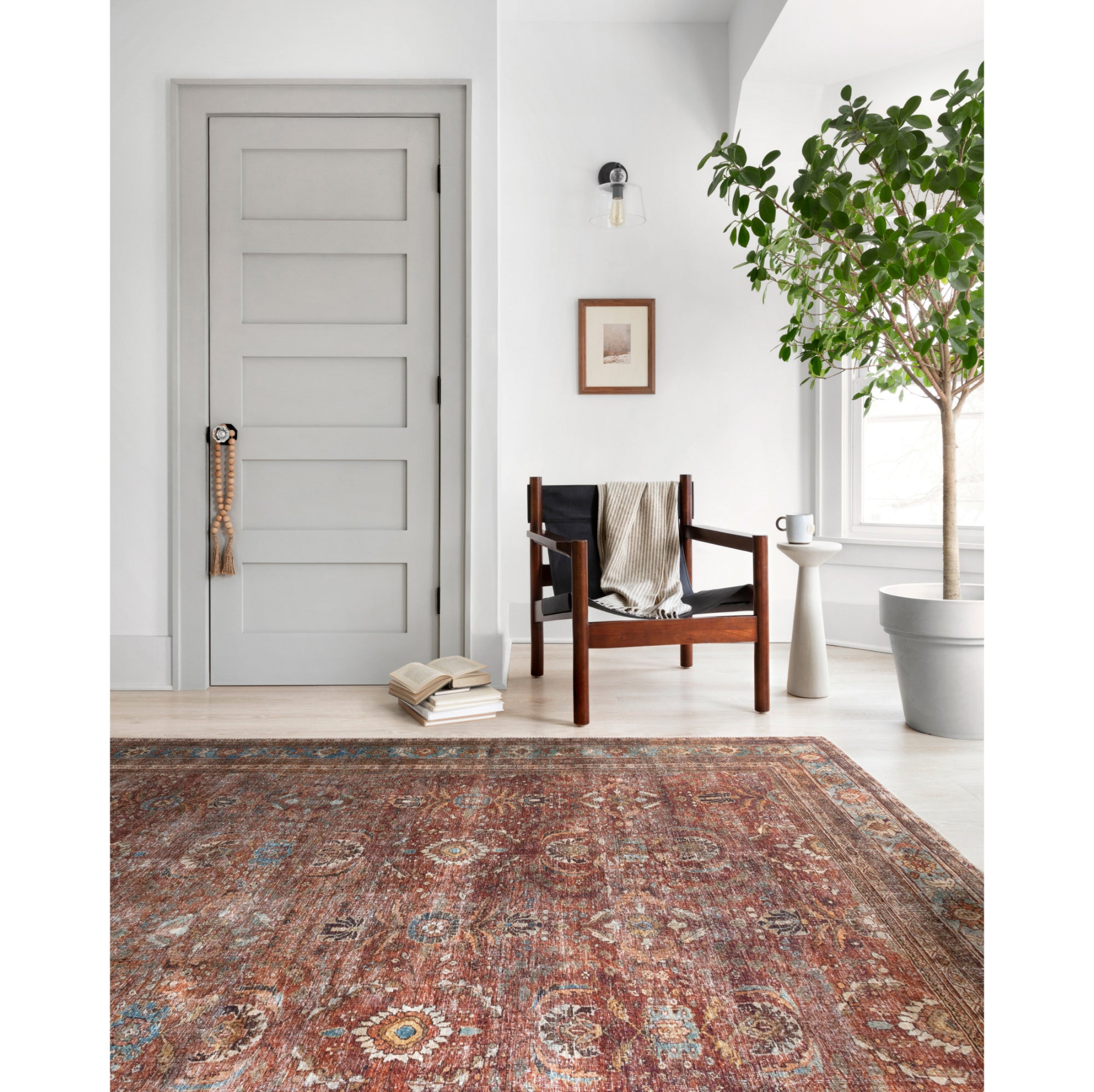 Loloi Layla Brick/Blue Rug