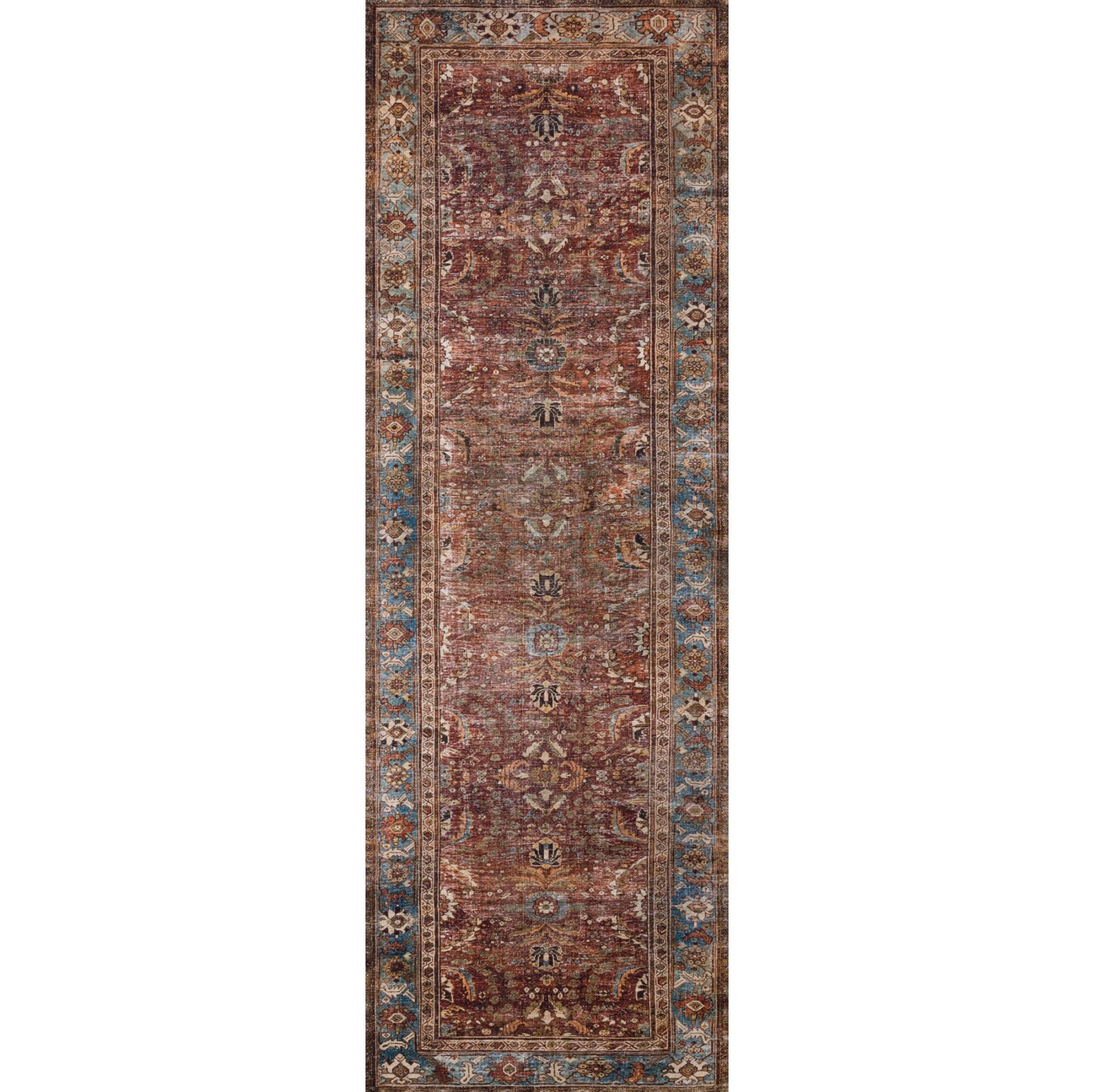 Loloi Layla Brick/Blue Rug