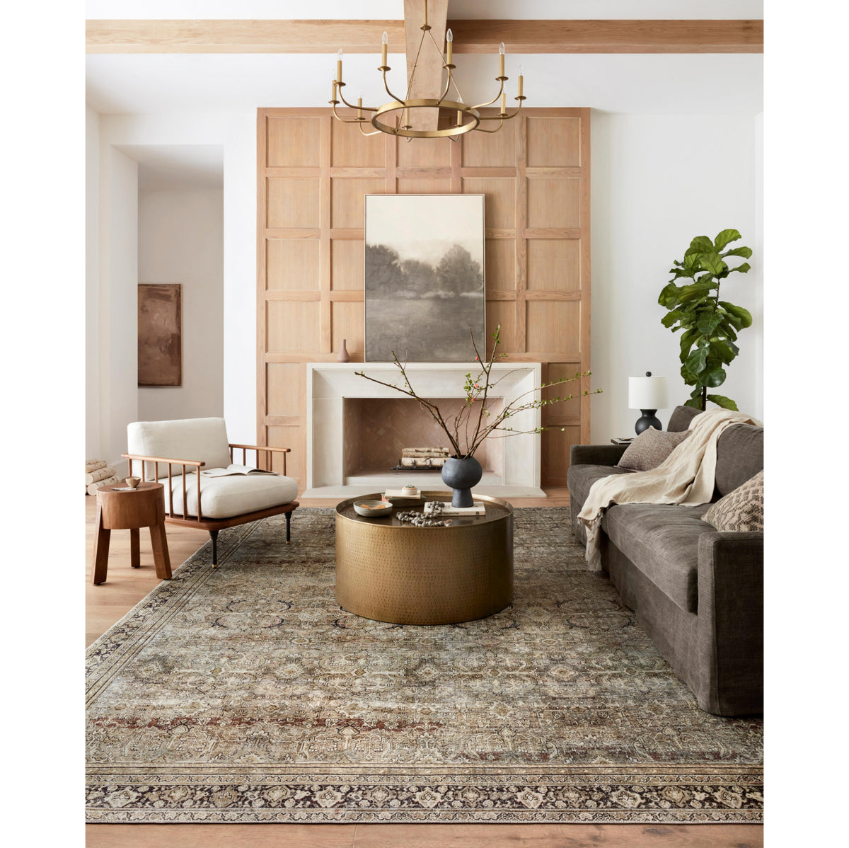 Loloi Layla Olive/Charcoal Rug