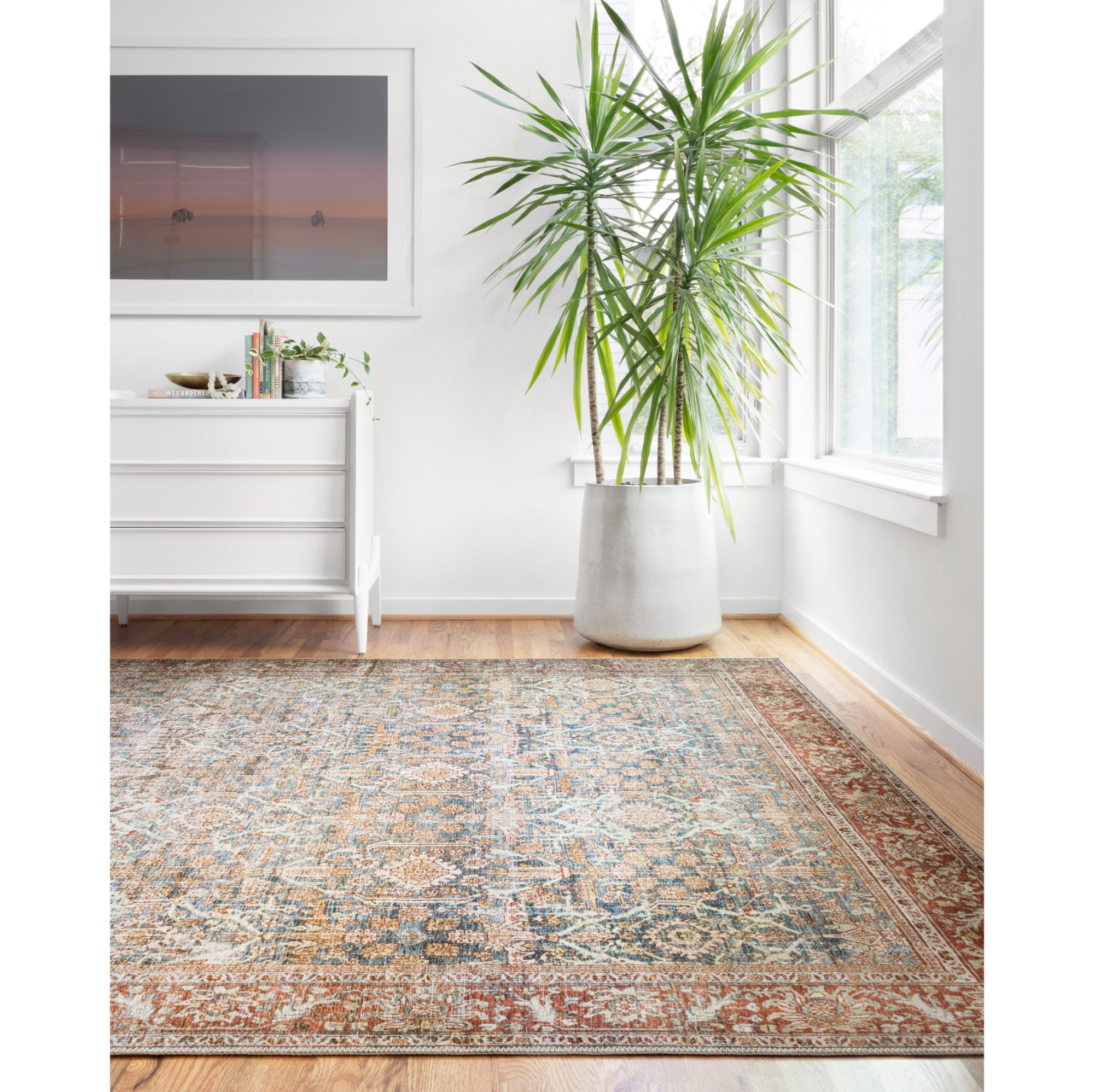 Loloi Layla Ocean/Rust Rug