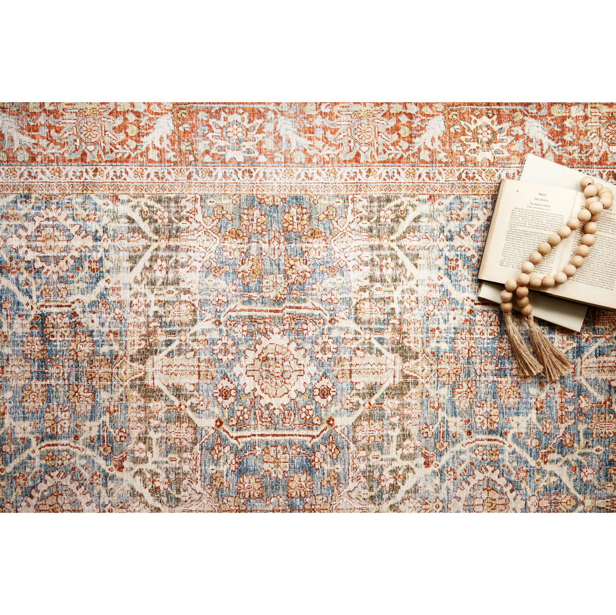Loloi Layla Ocean/Rust Rug