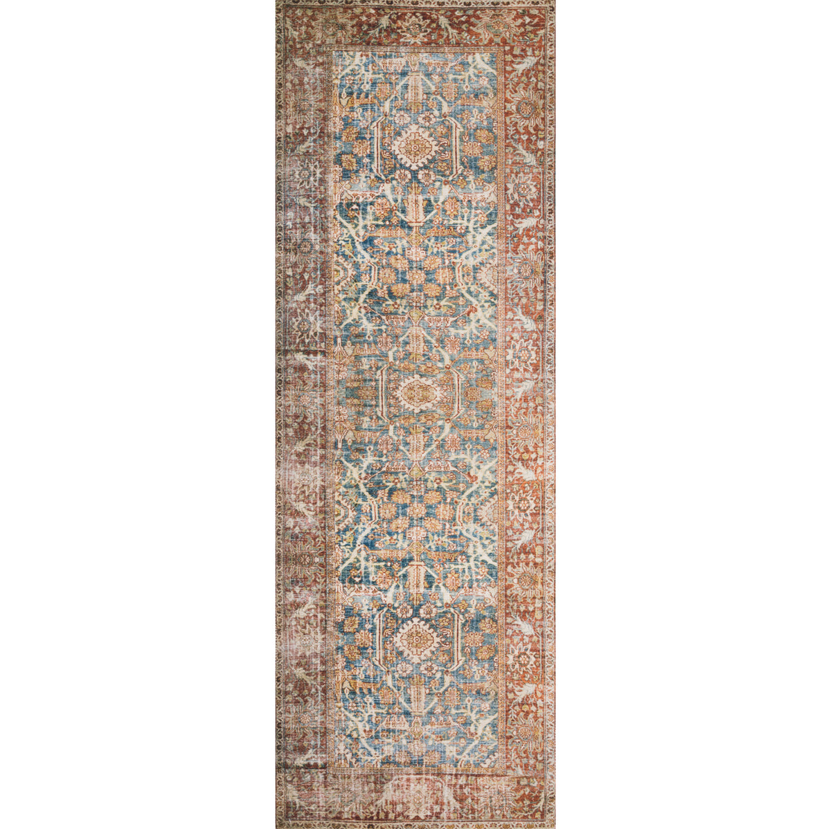 Loloi Layla Ocean/Rust Rug