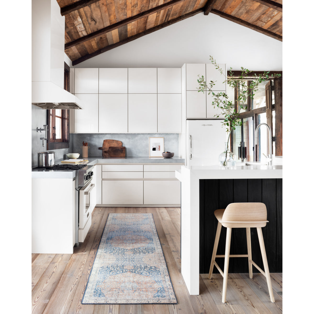 Loloi Layla Blue/Tangerine Rug by Loloi