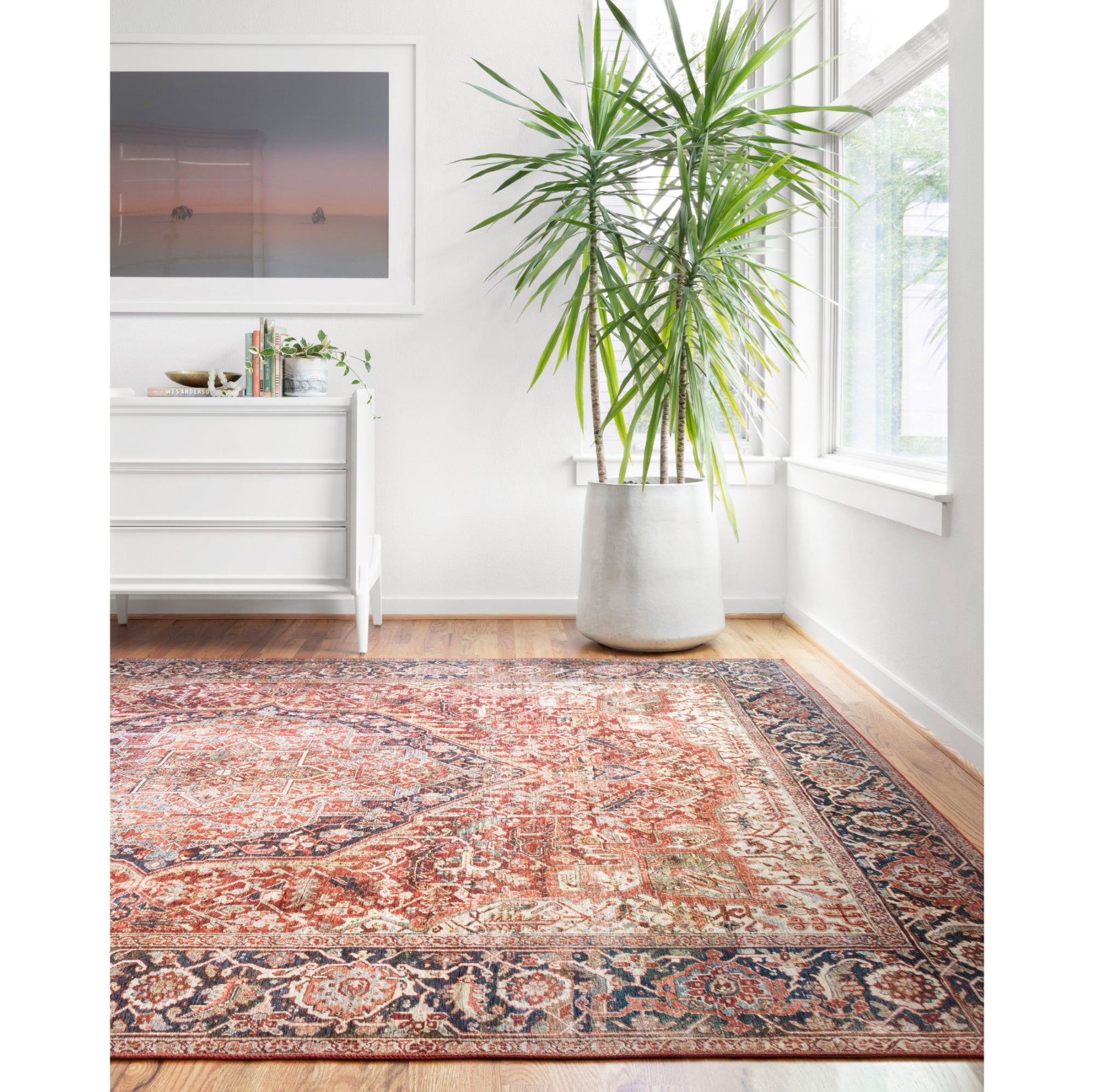 Loloi Layla Red/Navy Rug
