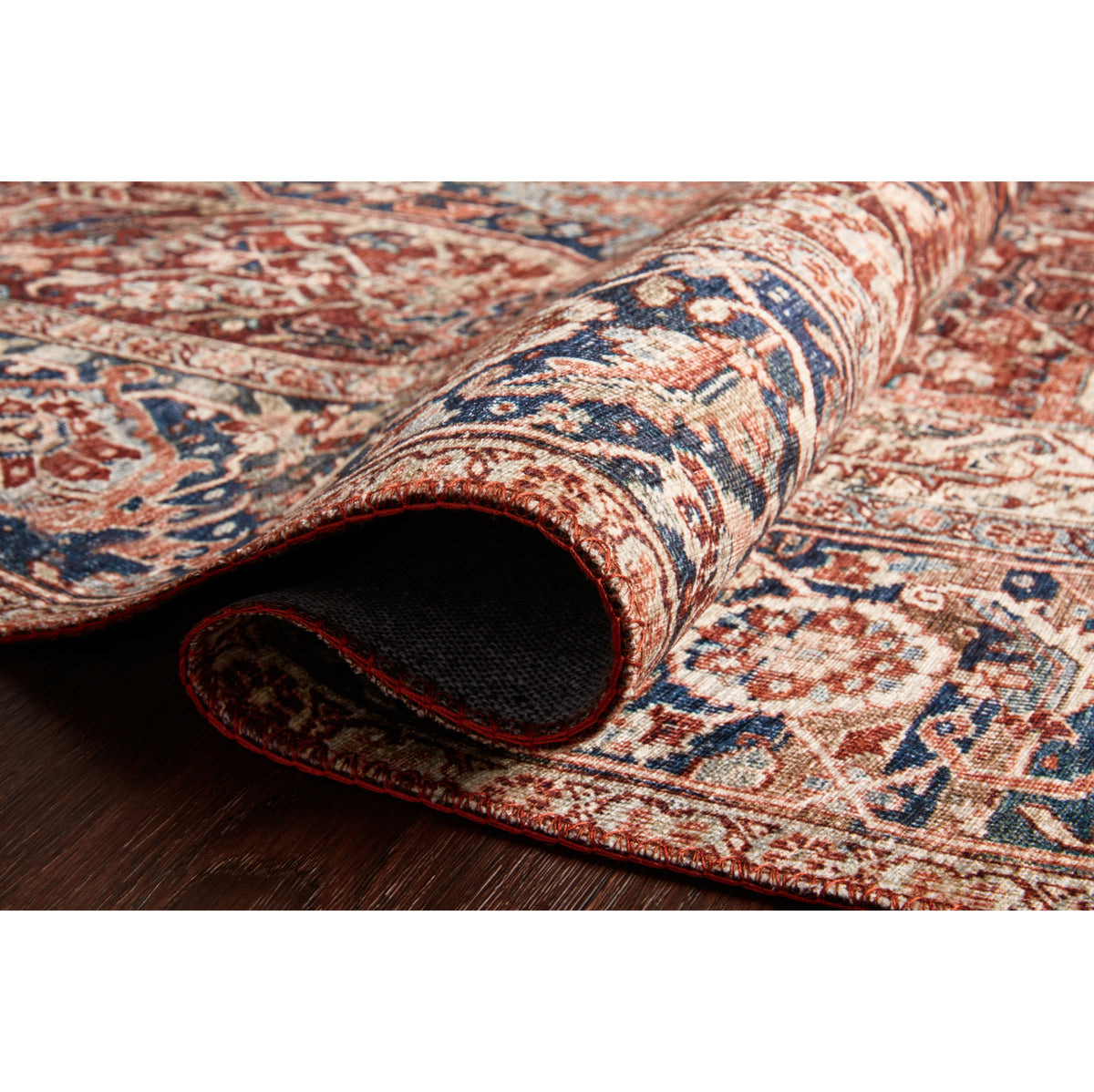Loloi Layla Red/Navy Rug