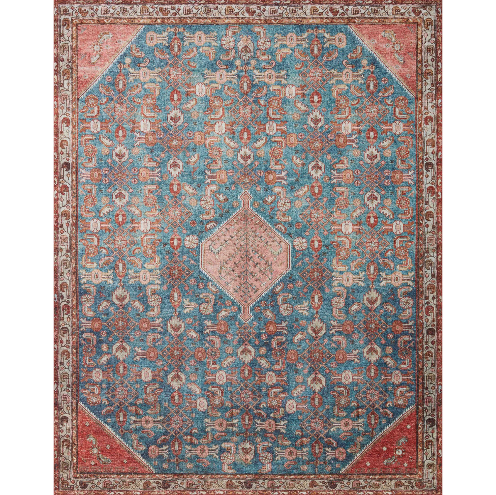 Loloi Layla Marine/Clay Rug