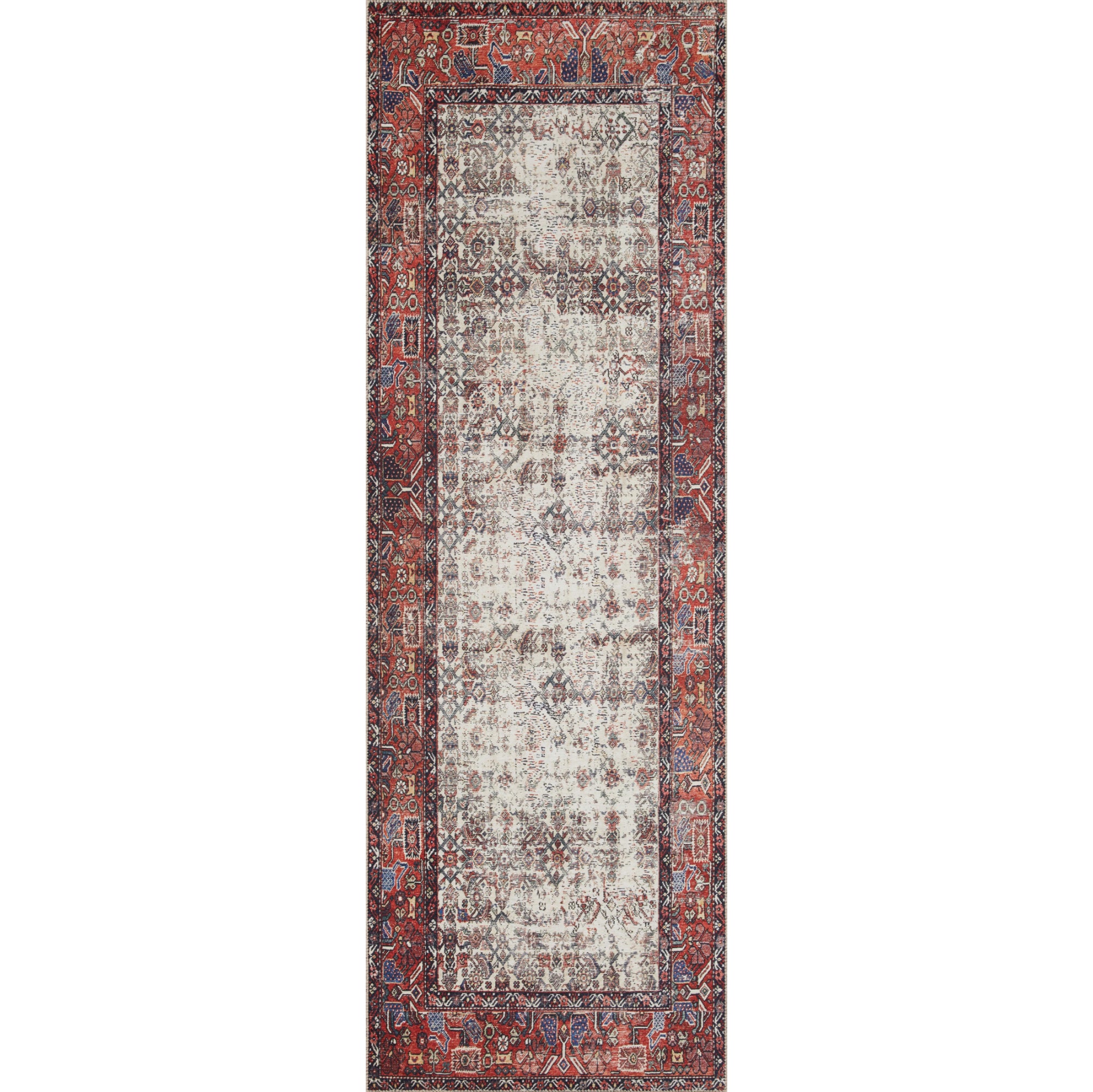 Loloi Layla Ivory/Brick Rug