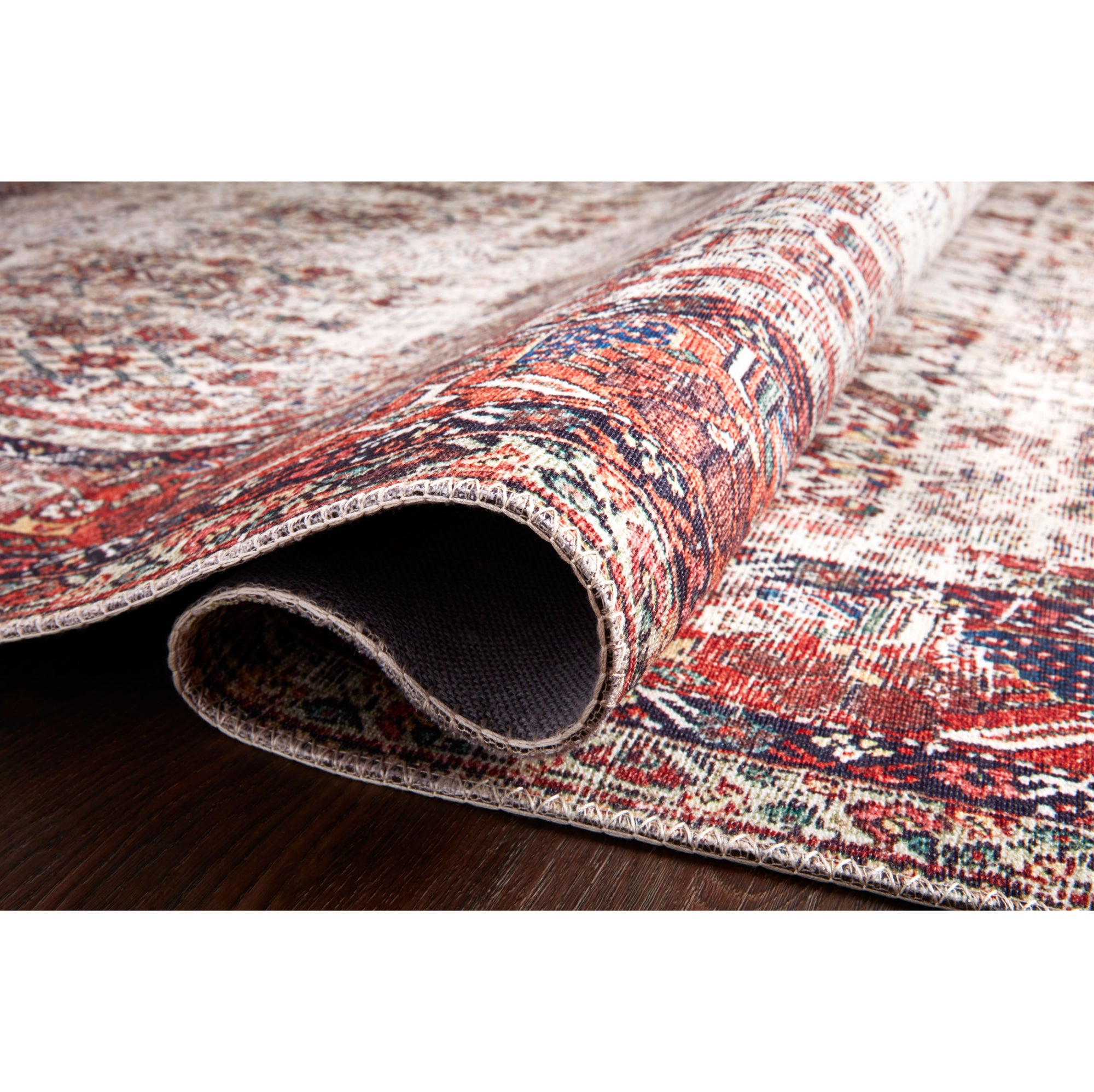 Loloi Layla Ivory/Brick Rug
