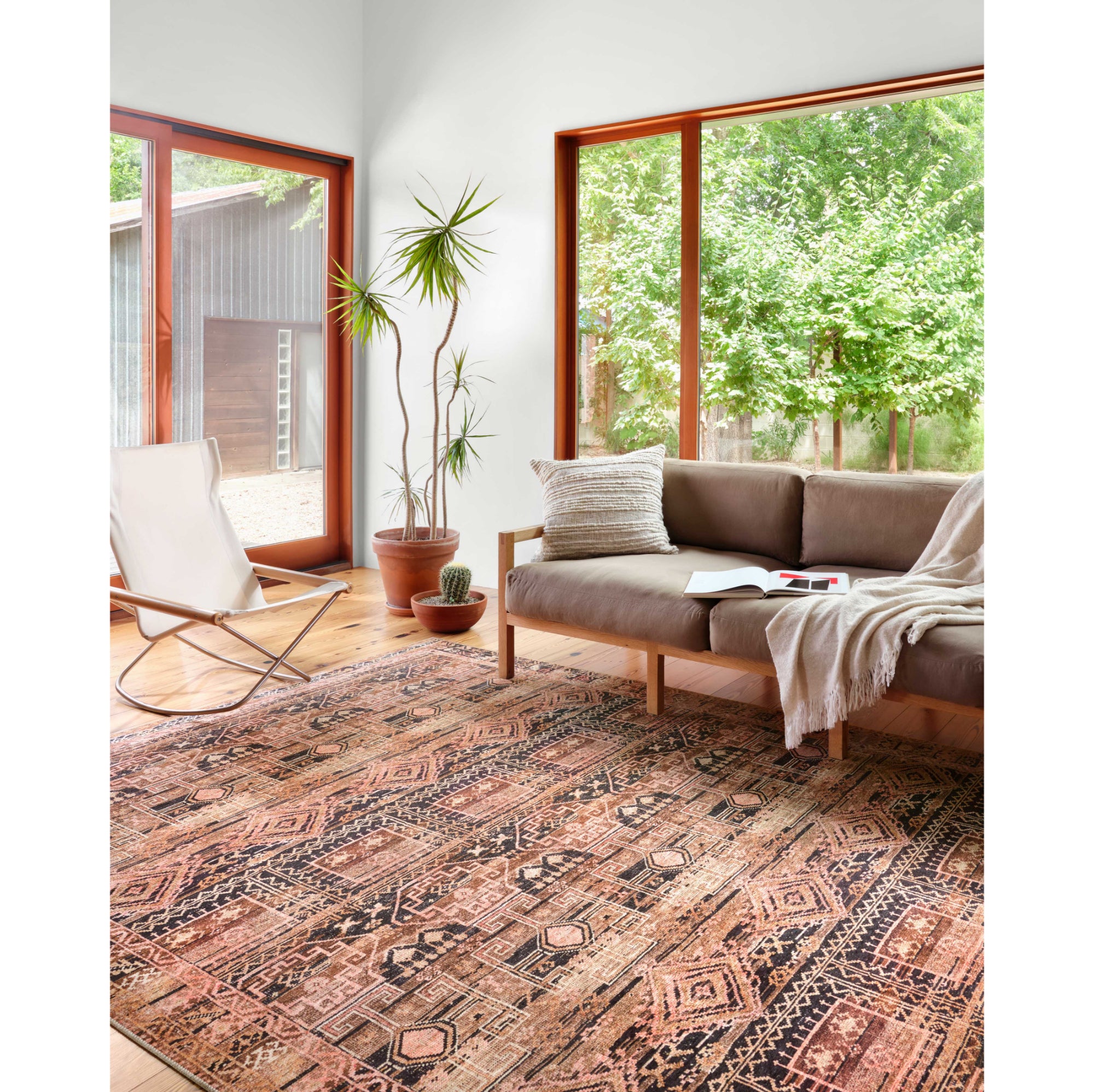 Loloi Layla Mocha/Blush Rug