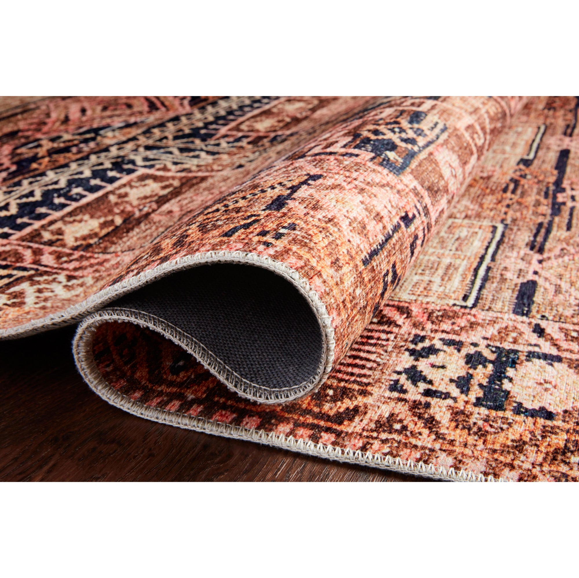 Loloi Layla Mocha/Blush Rug