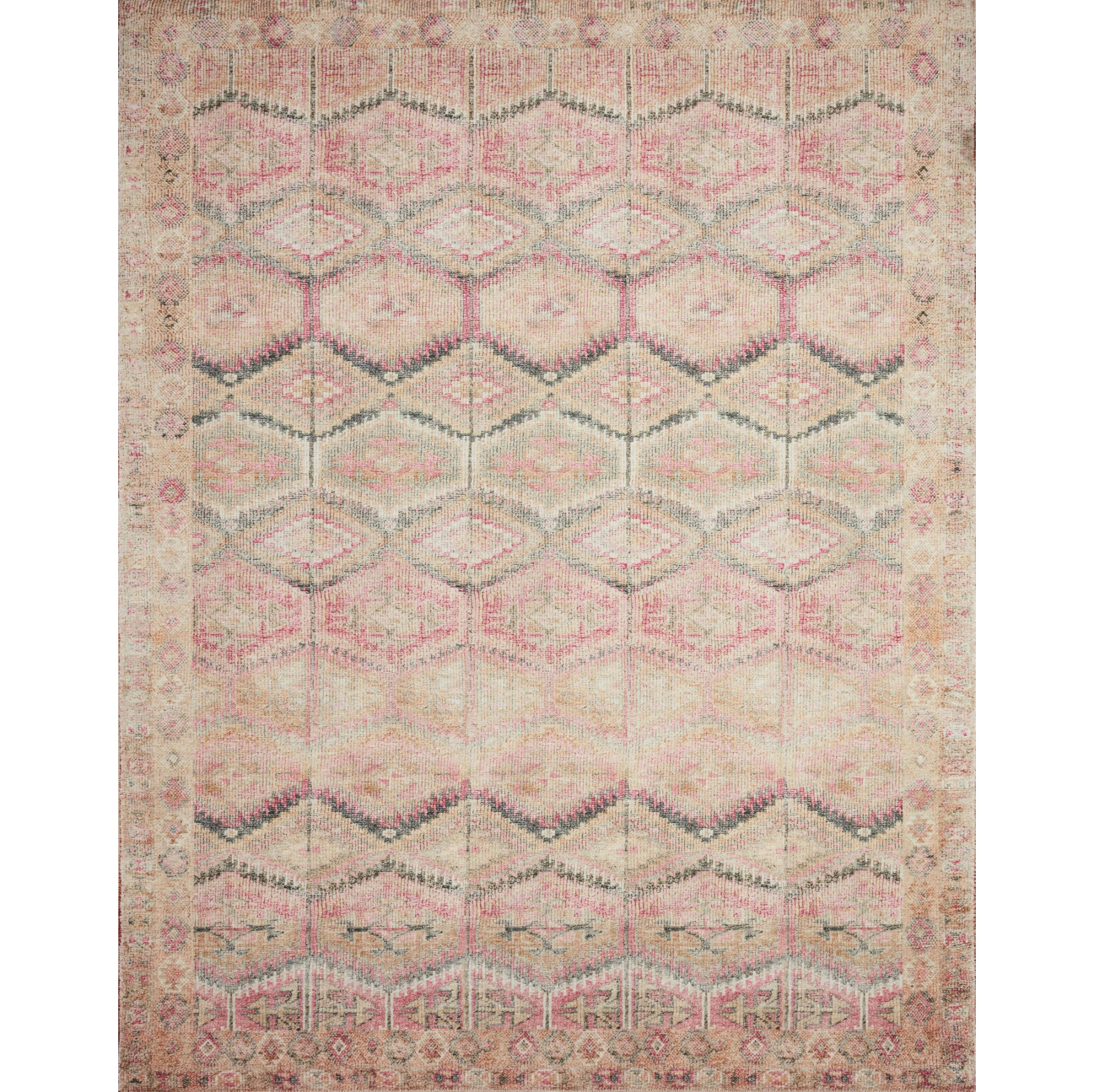 Loloi Layla Pink/Lagoon Rug