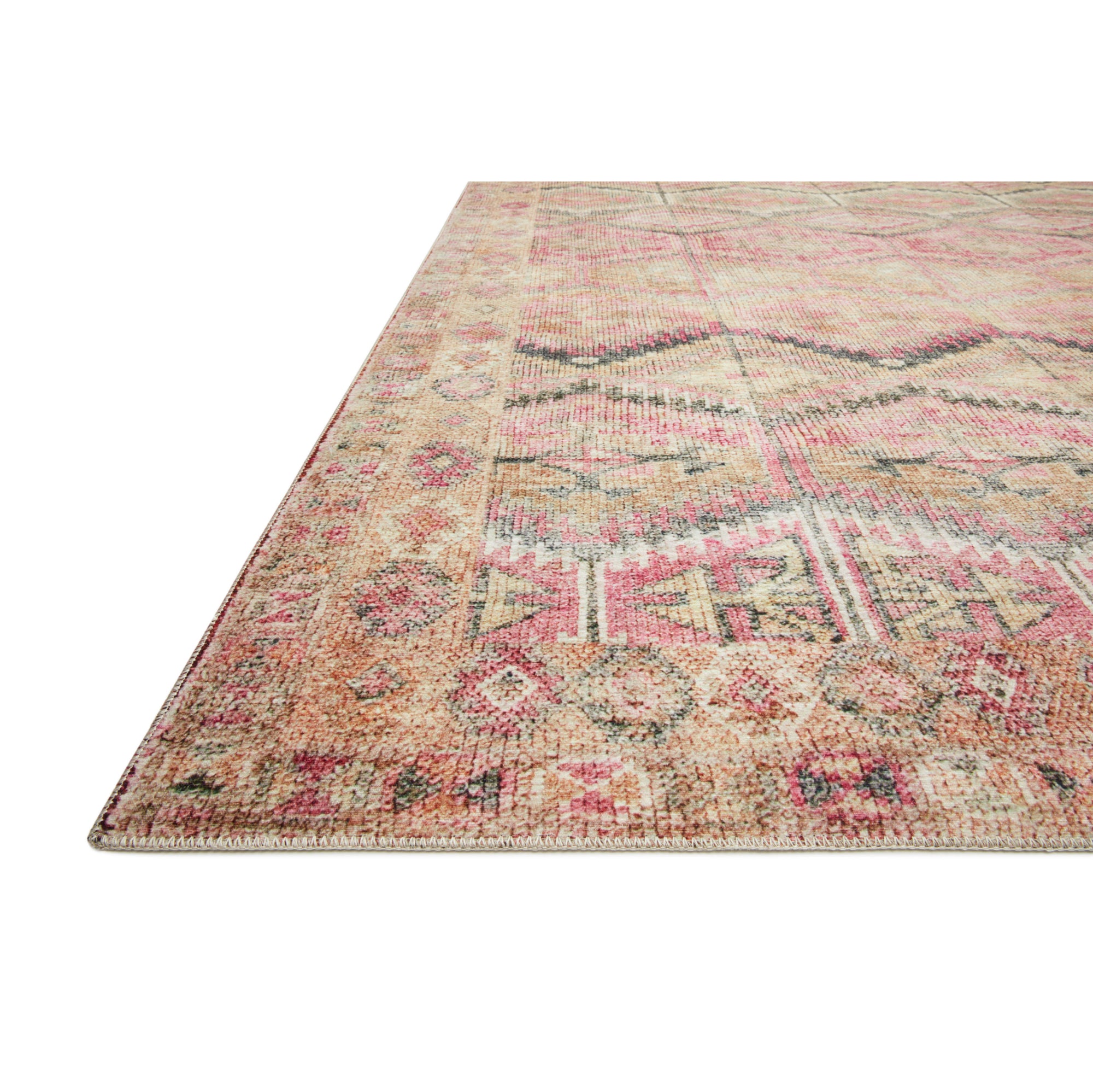 Loloi Layla Pink/Lagoon Rug