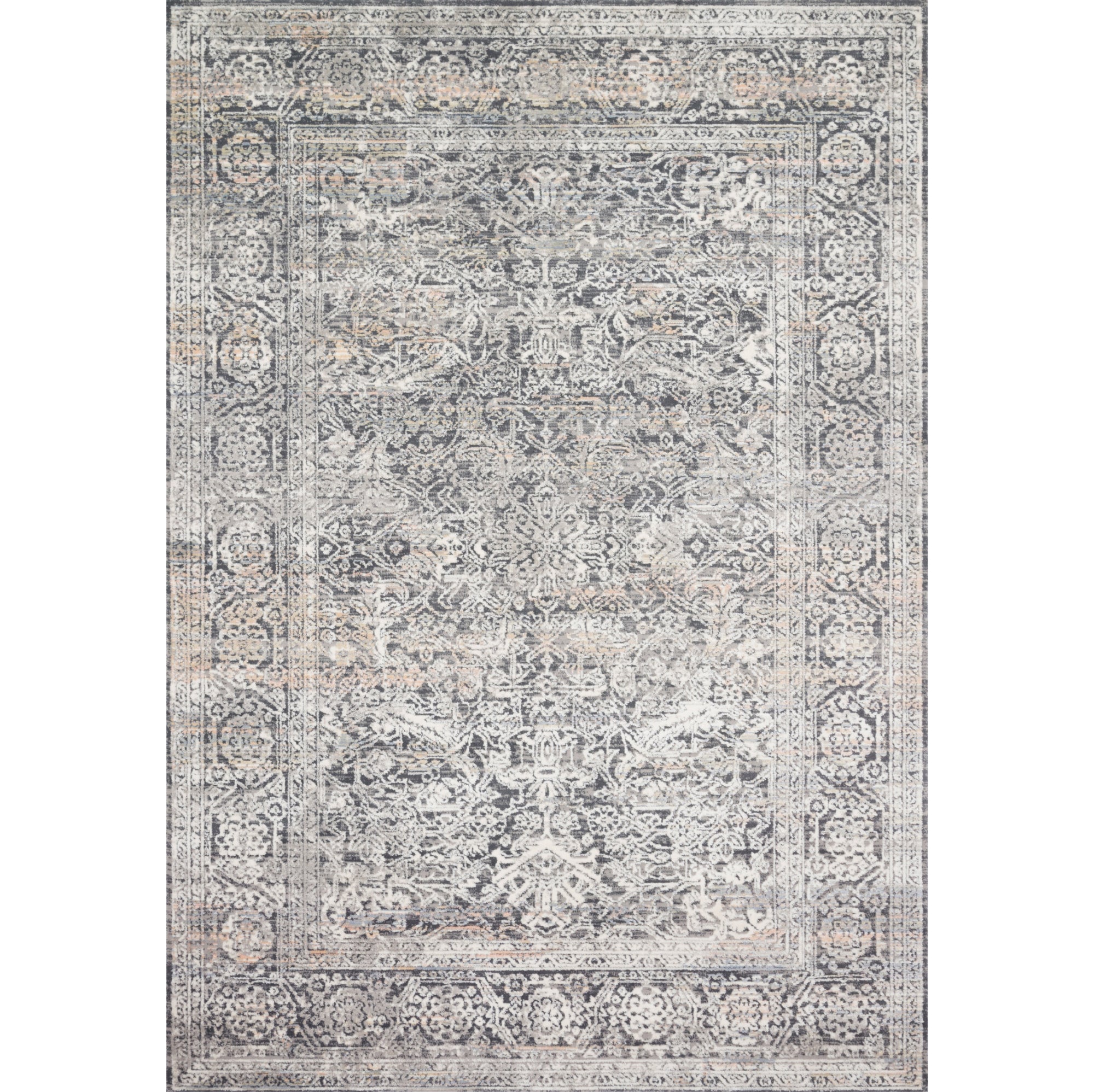 Loloi Lucia Steel/Ivory Rug