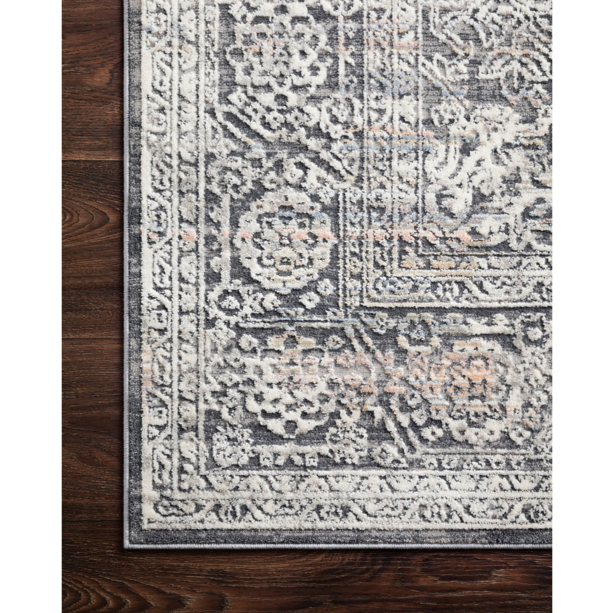 Loloi Lucia Steel/Ivory Rug