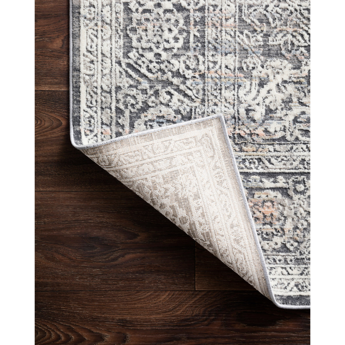 Loloi Lucia Steel/Ivory Rug