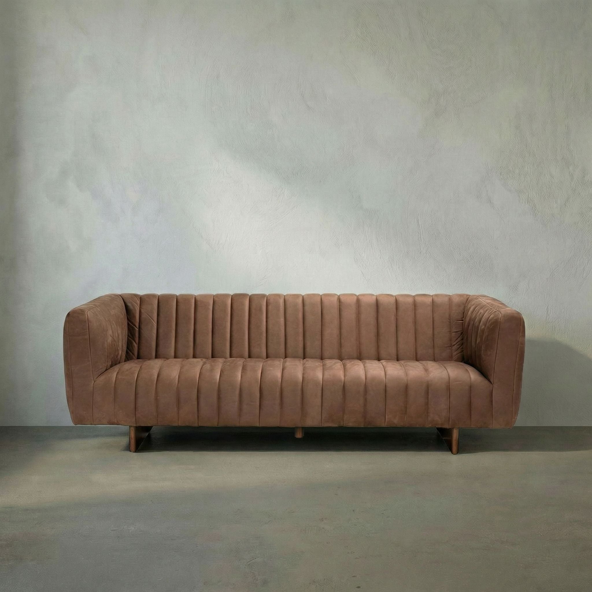 Khann Leather Sofa