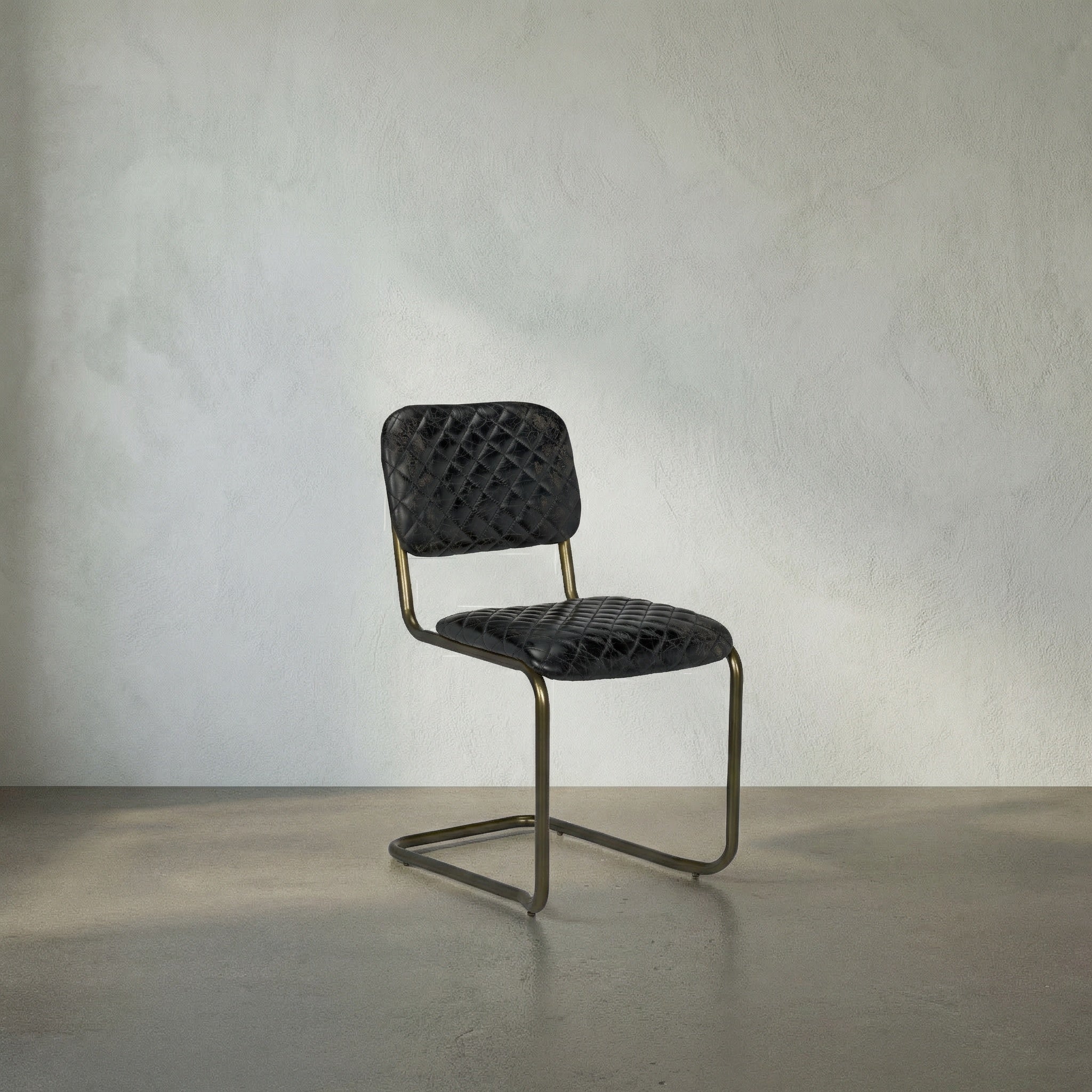 Quilted Leather 0037 Dining Chair