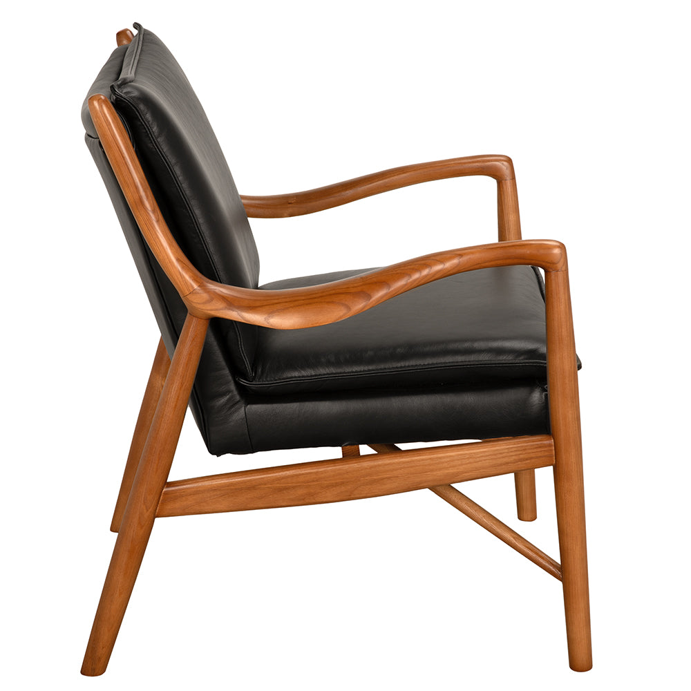 Weston Chair with Black Leather