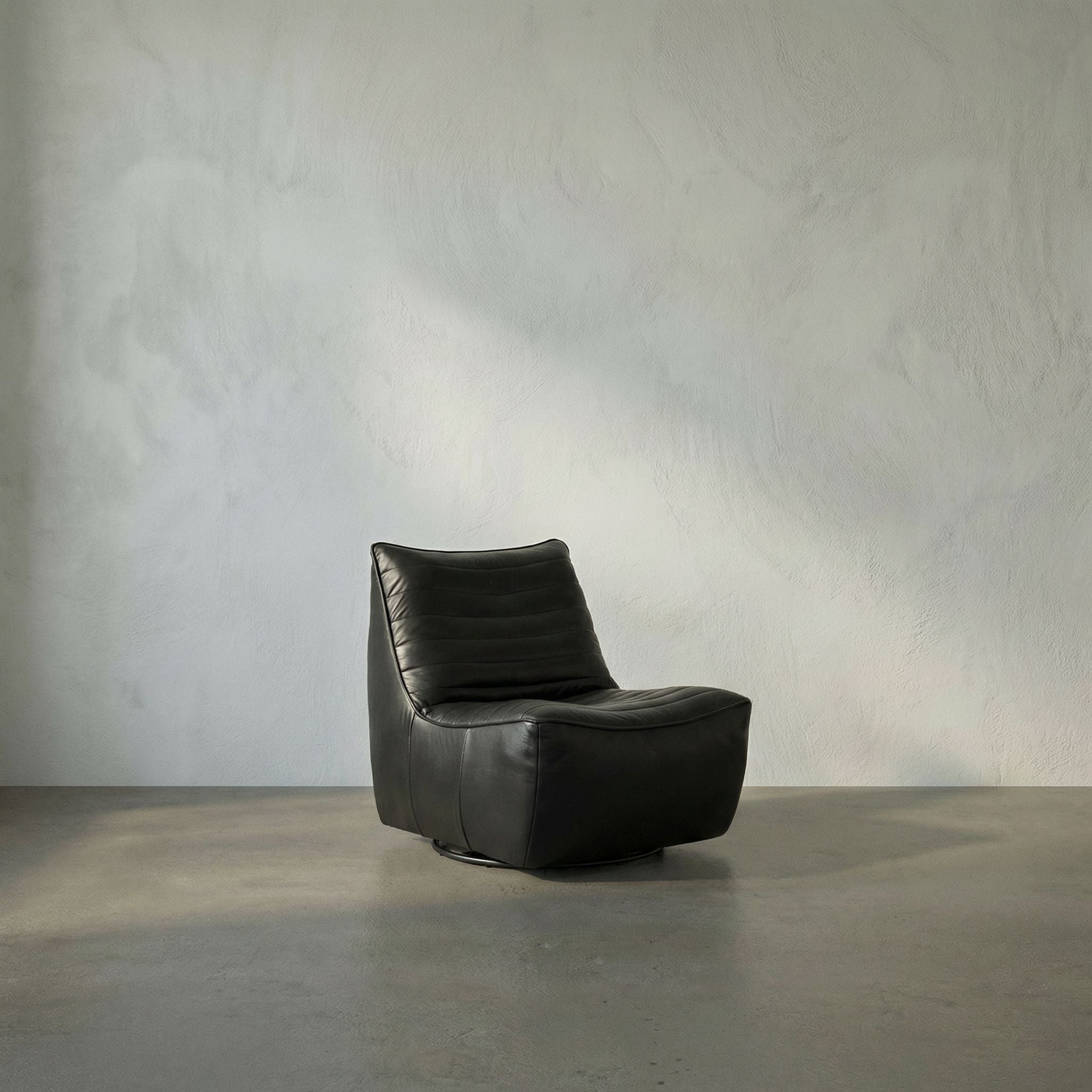 Mcclain Leather Swivel Chair