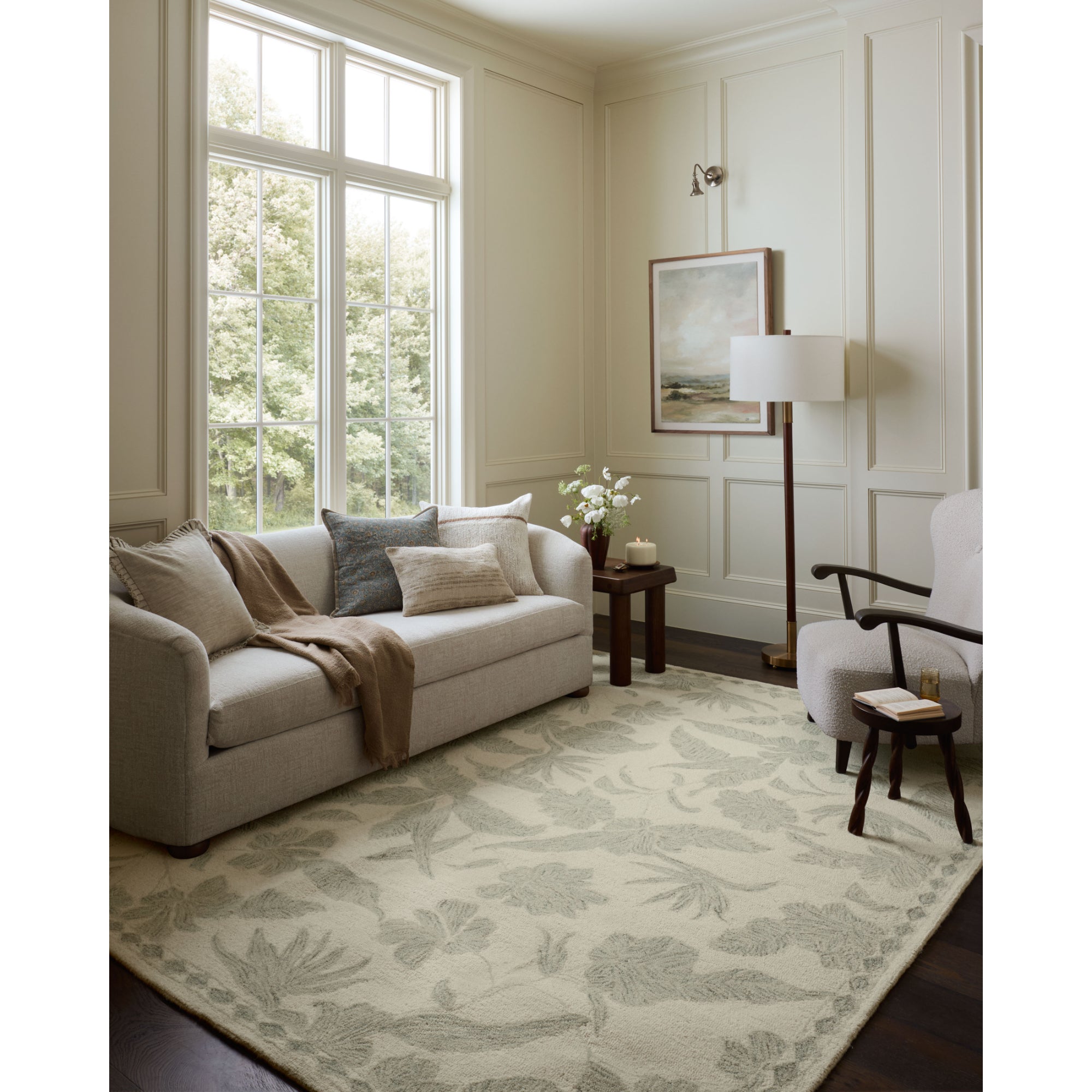 Loloi Lenore Ivory/Sky Rug