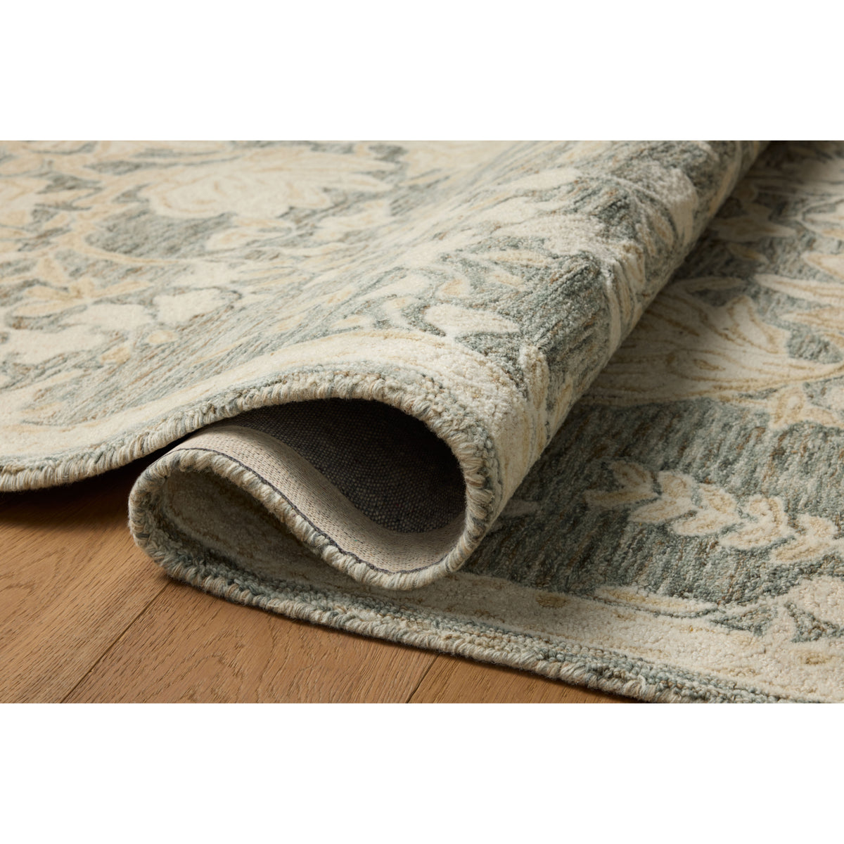 Loloi Lenore Lagoon/Wheat Rug by Loloi