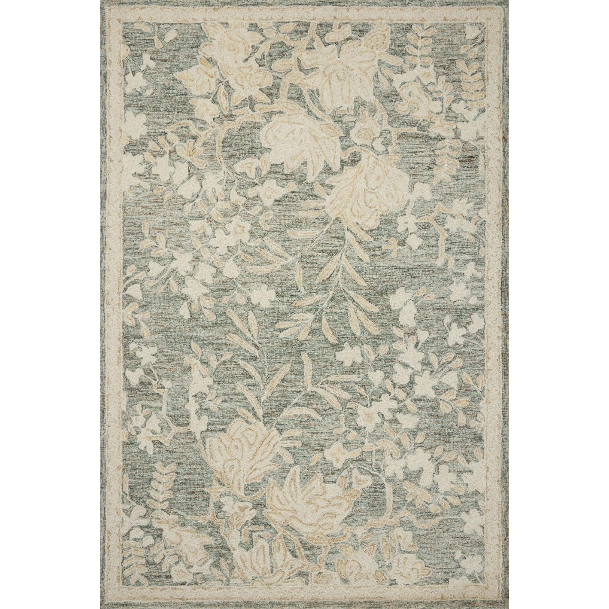 Loloi Lenore Lagoon/Wheat Rug