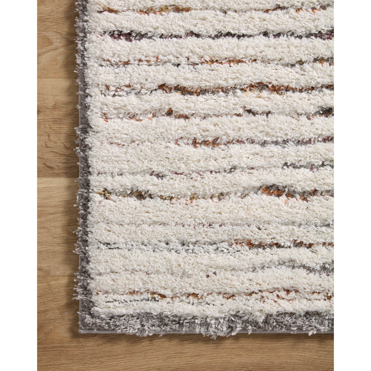 Loloi Levitt Shag Ivory/Multi Rug by Loloi