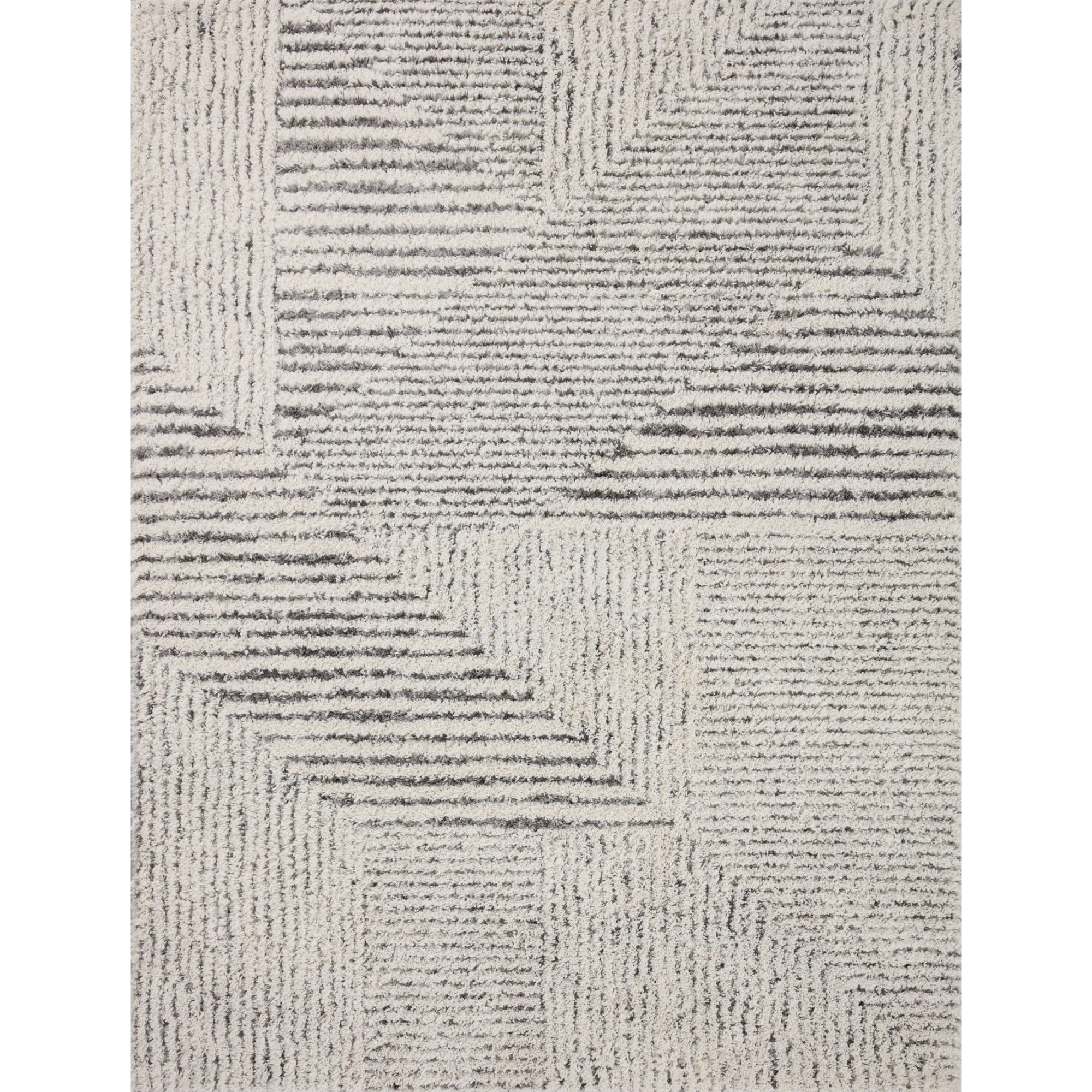 Loloi Levitt Shag Ivory/Grey Rug
