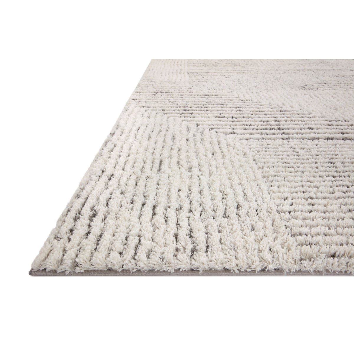 Loloi Levitt Shag Ivory/Grey Rug by Loloi