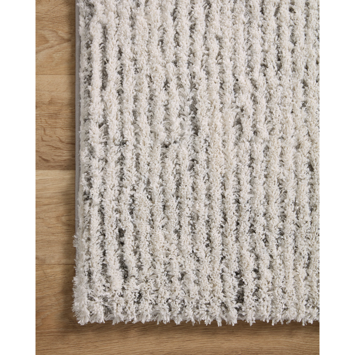 Loloi Levitt Shag Ivory/Grey Rug by Loloi