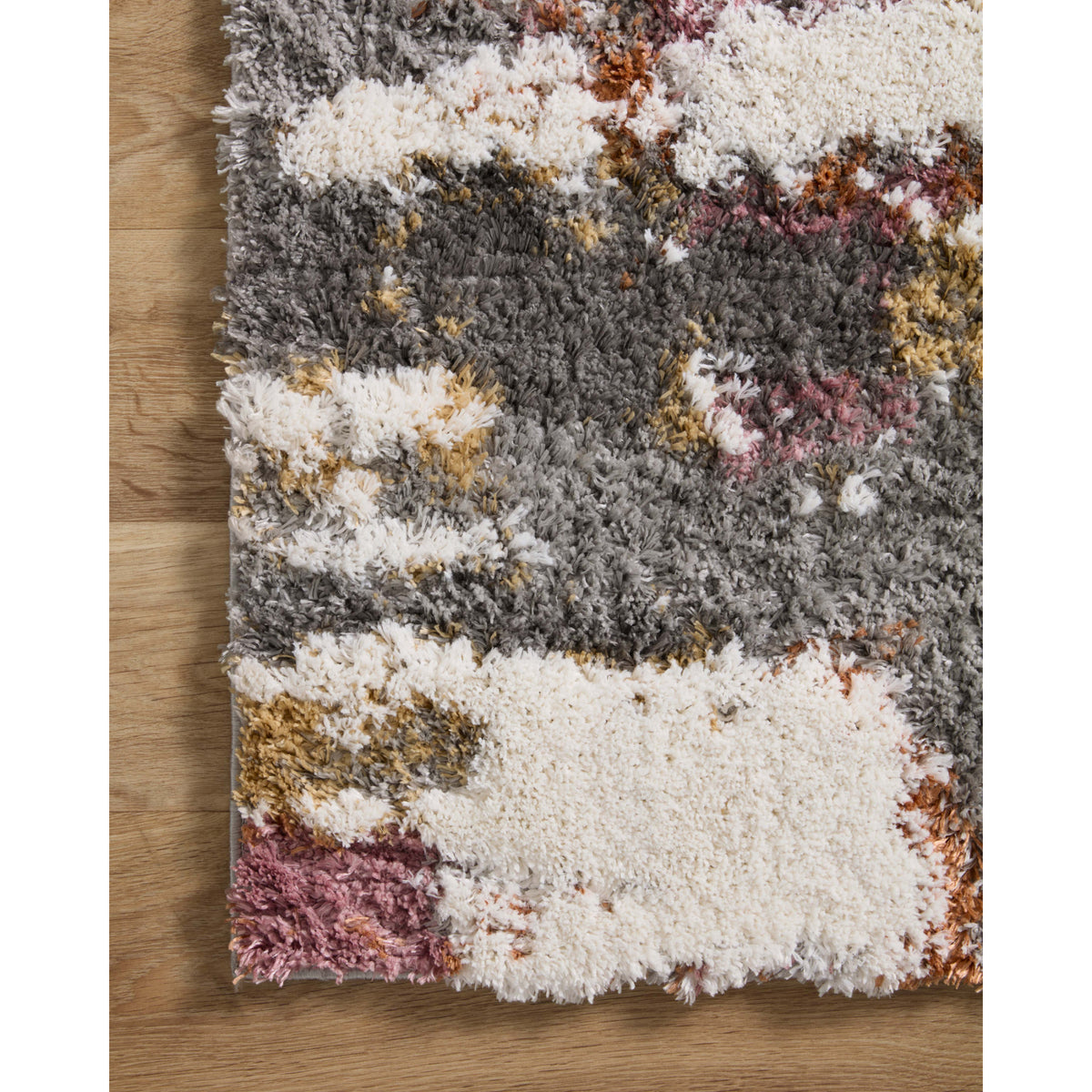 Loloi Levitt Shag Grey/Multi Rug by Loloi