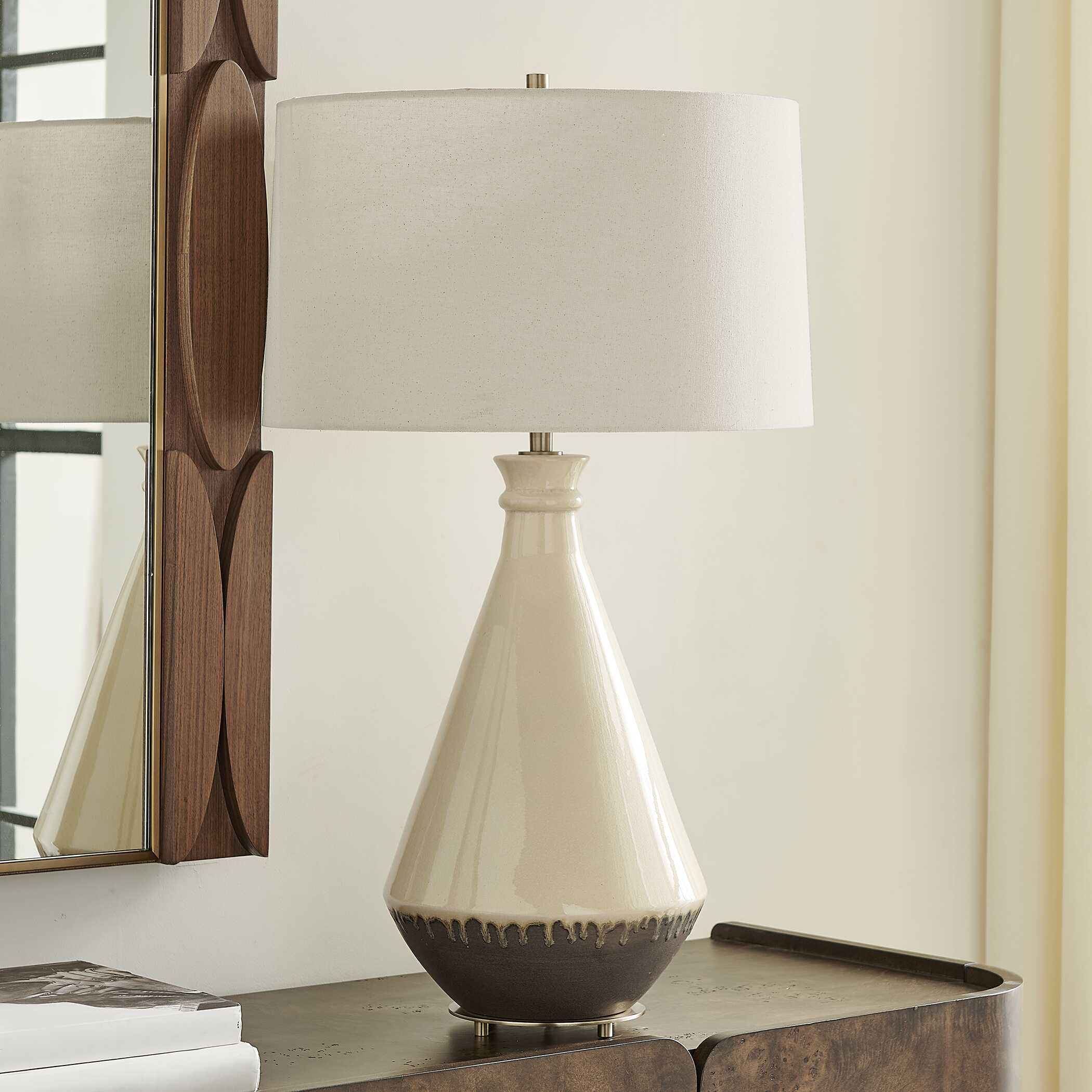 Uttermost Banham Beige Table Lamp
