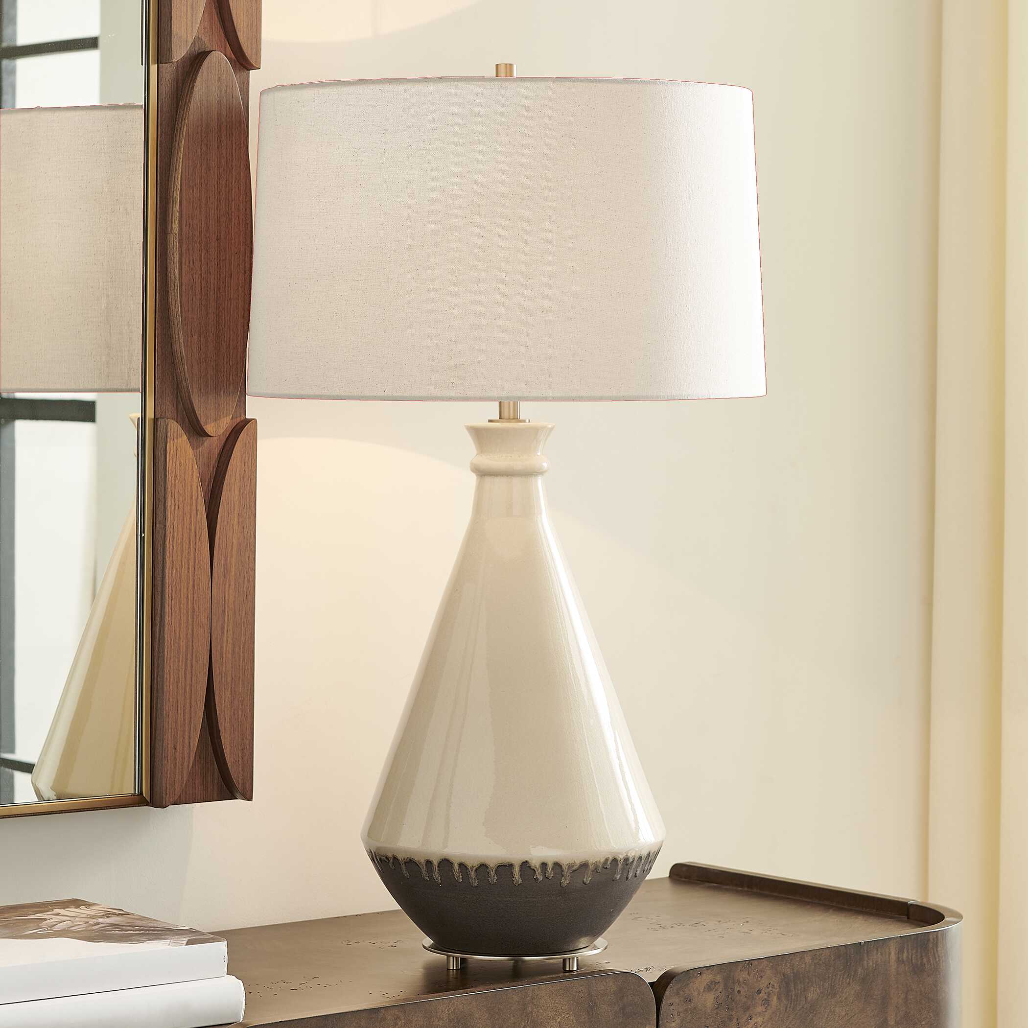 Uttermost Banham Beige Table Lamp