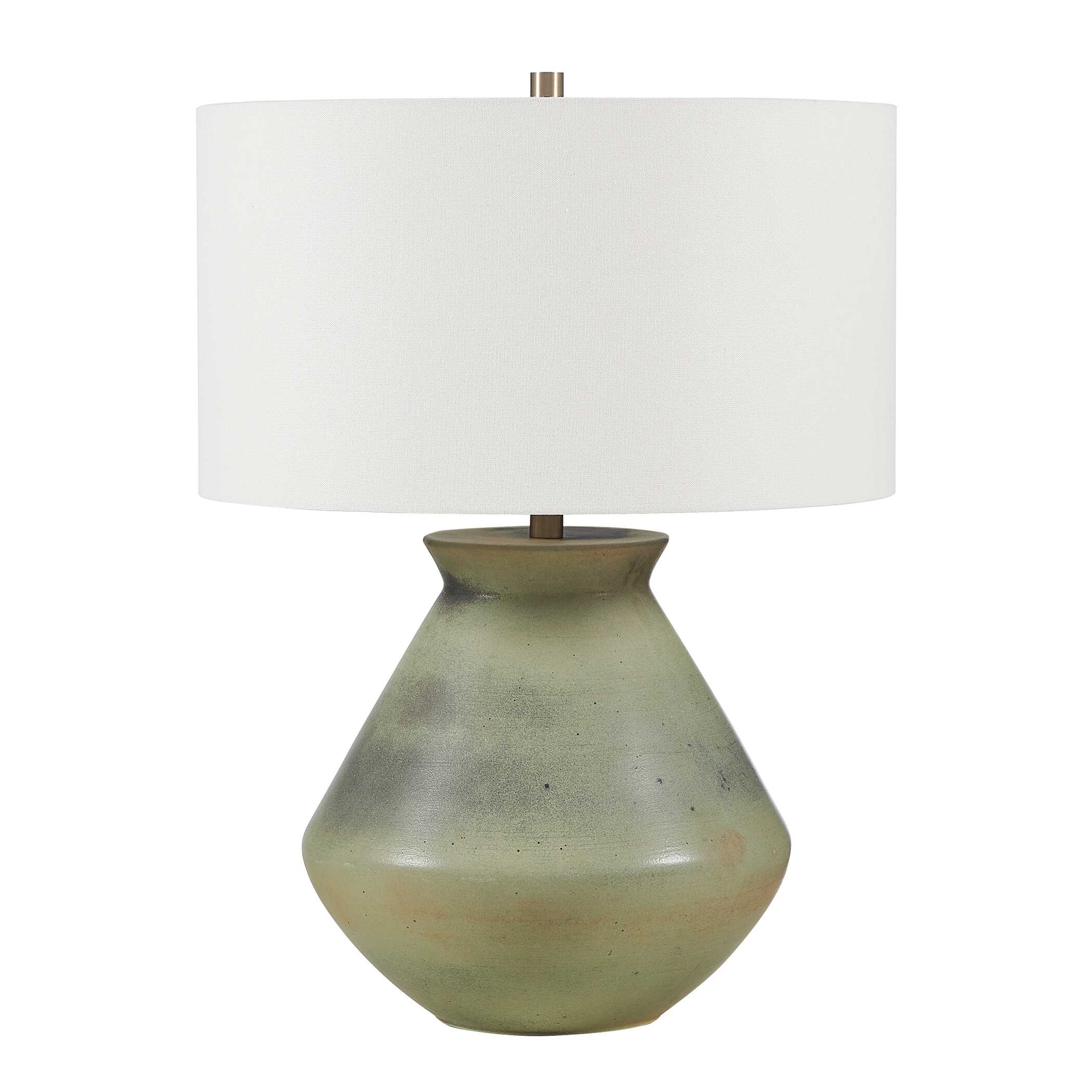Uttermost Natrone Sage Green Table Lamp