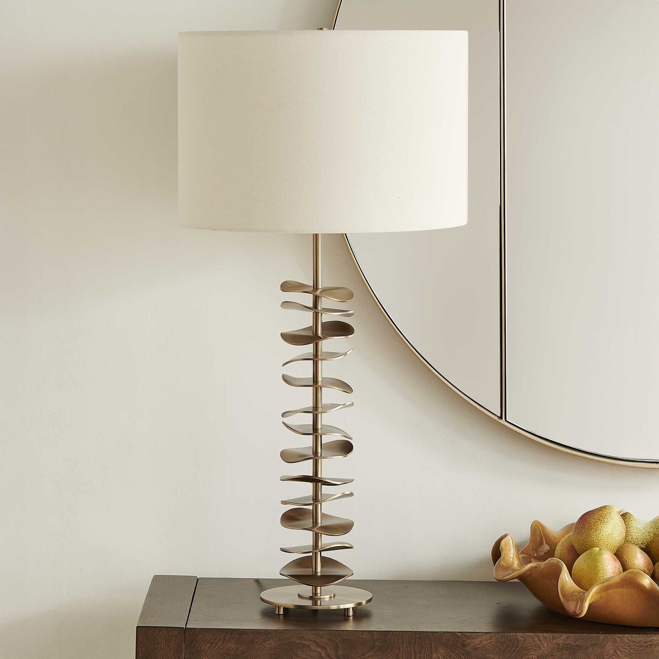 Uttermost Akoa Metal Disc Table Lamp