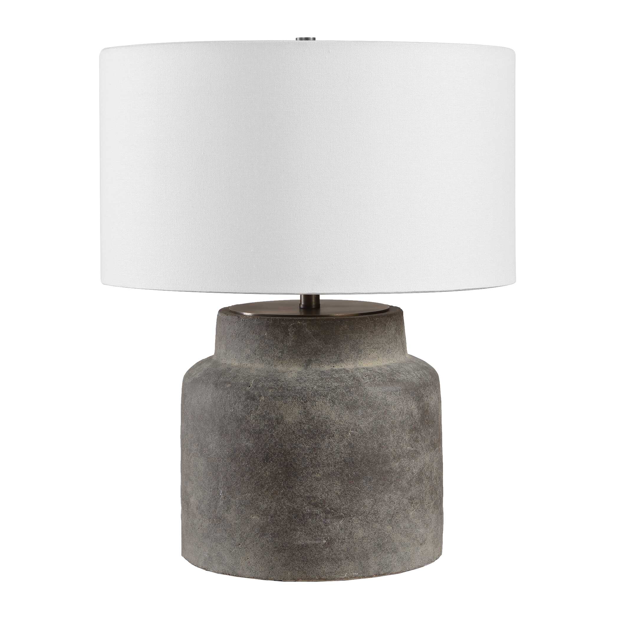 Uttermost Benedet Gray Wash Table Lamp