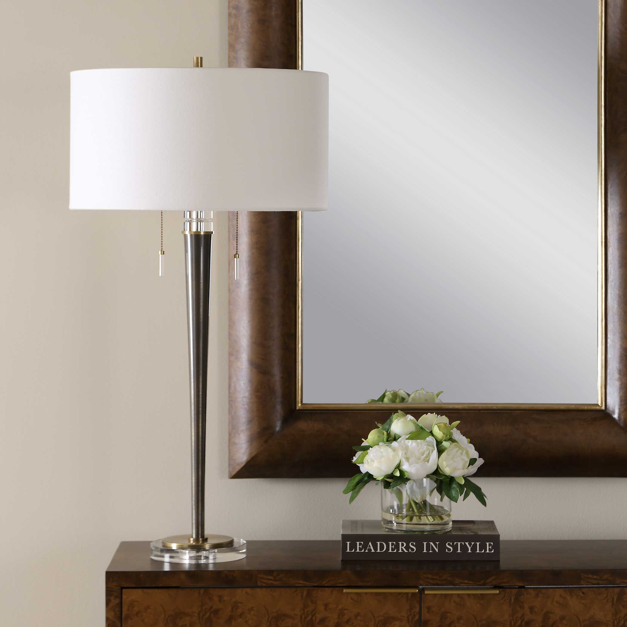Uttermost Winchester Antique Brass Table Lamp