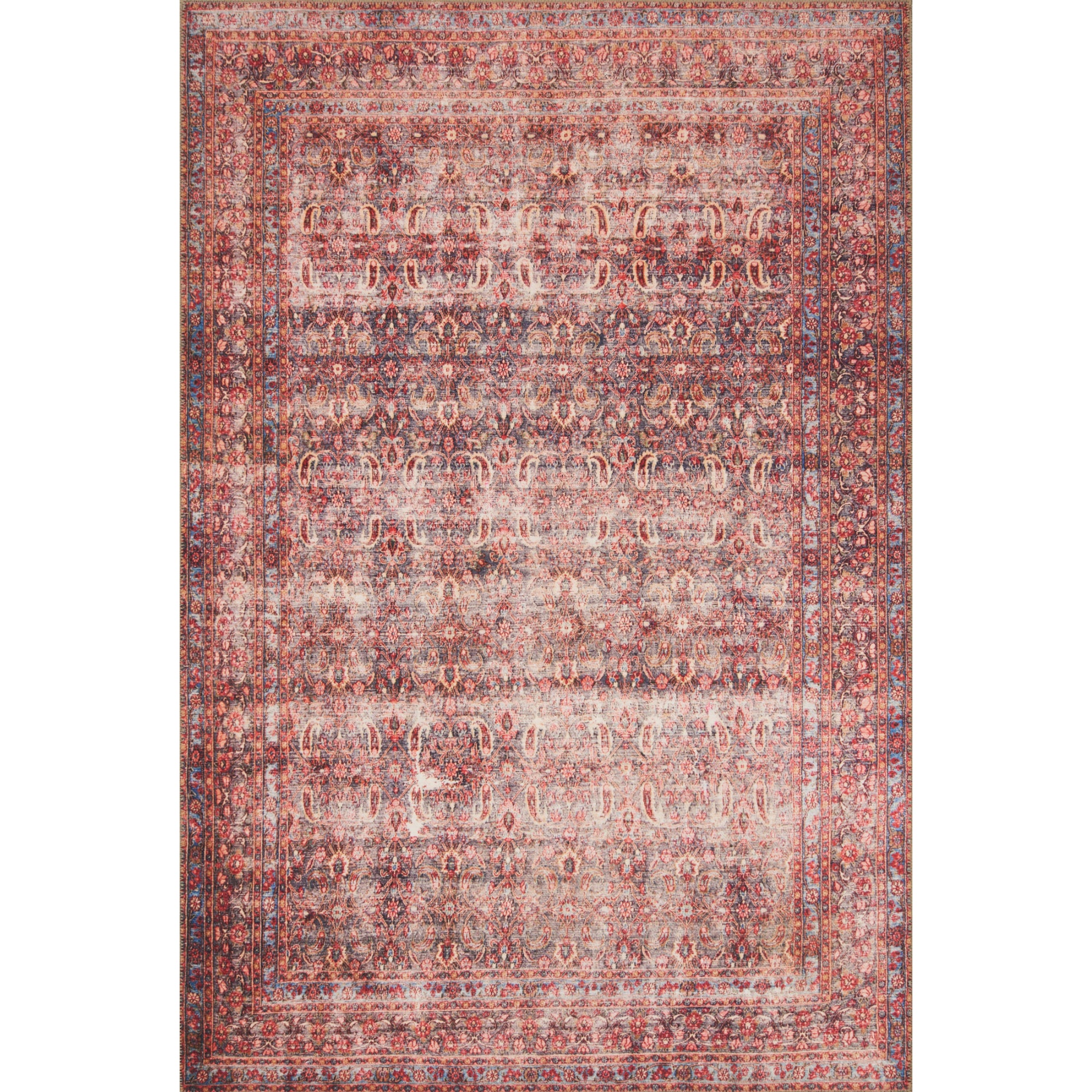 Loloi Loren Eggplant/Crimson Rug