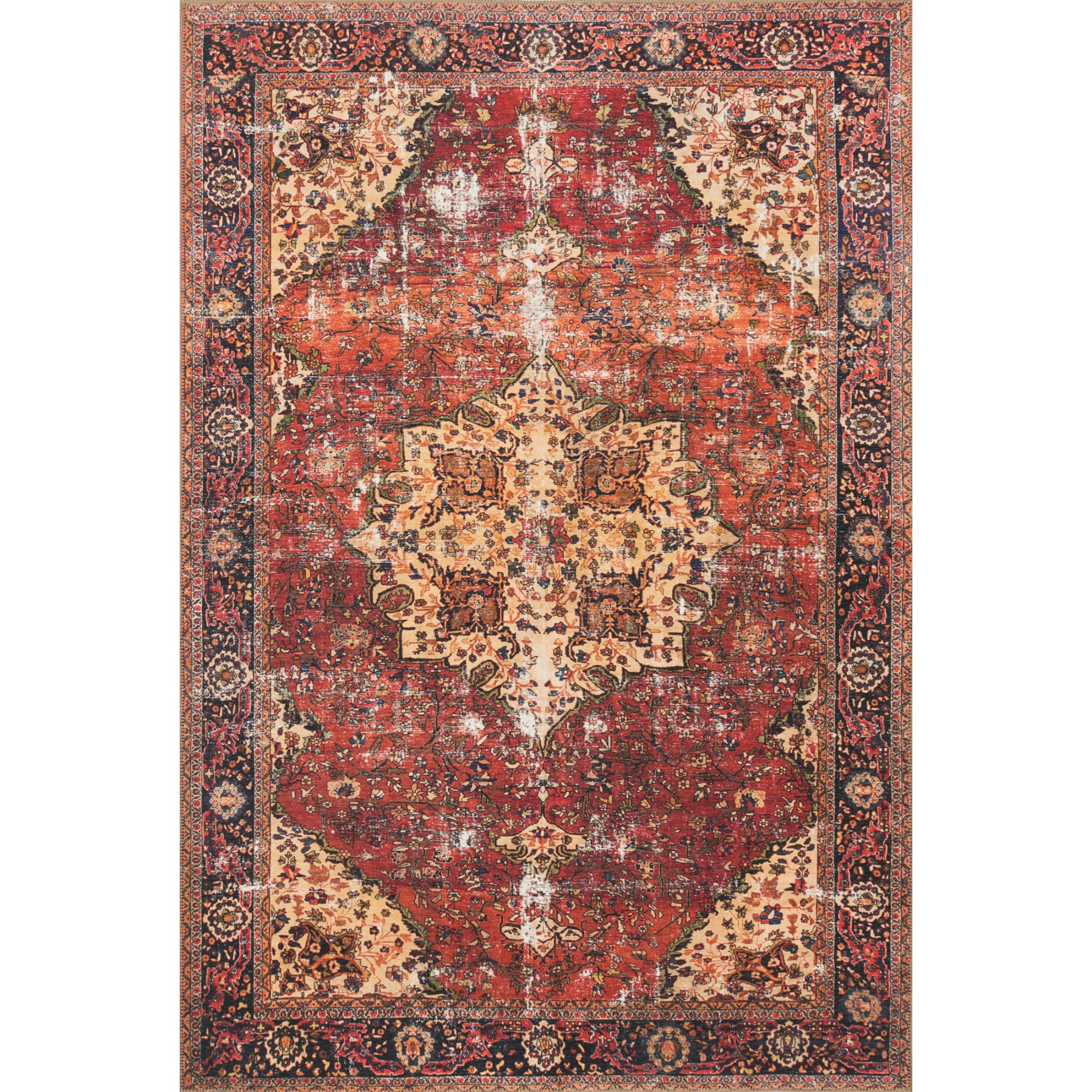 Loloi Loren Red/Navy Rug