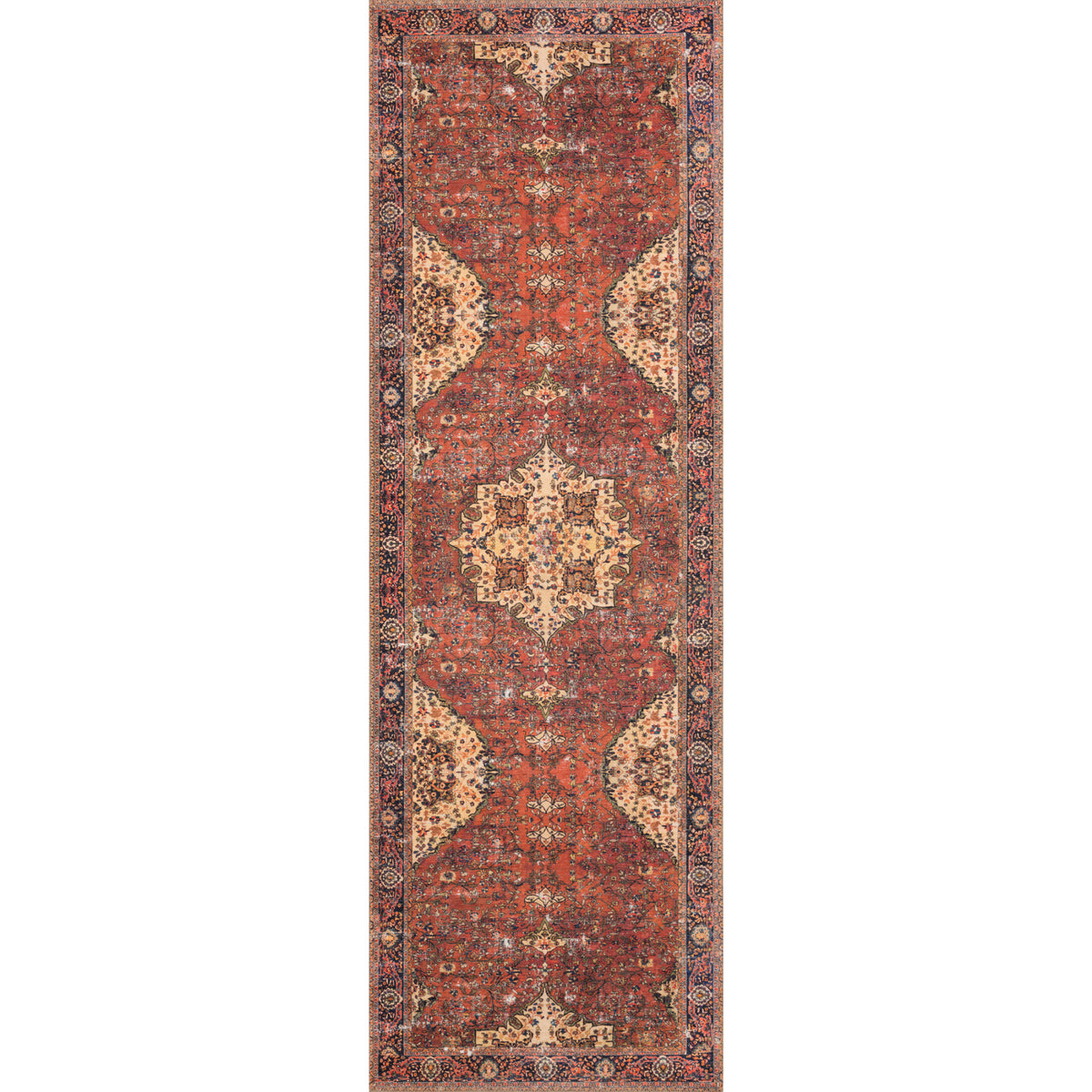 Loloi Loren Red/Navy Rug by Loloi
