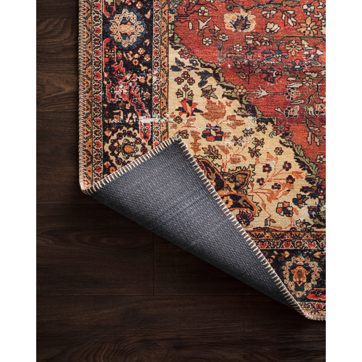 Loloi Loren Red/Navy Rug by Loloi